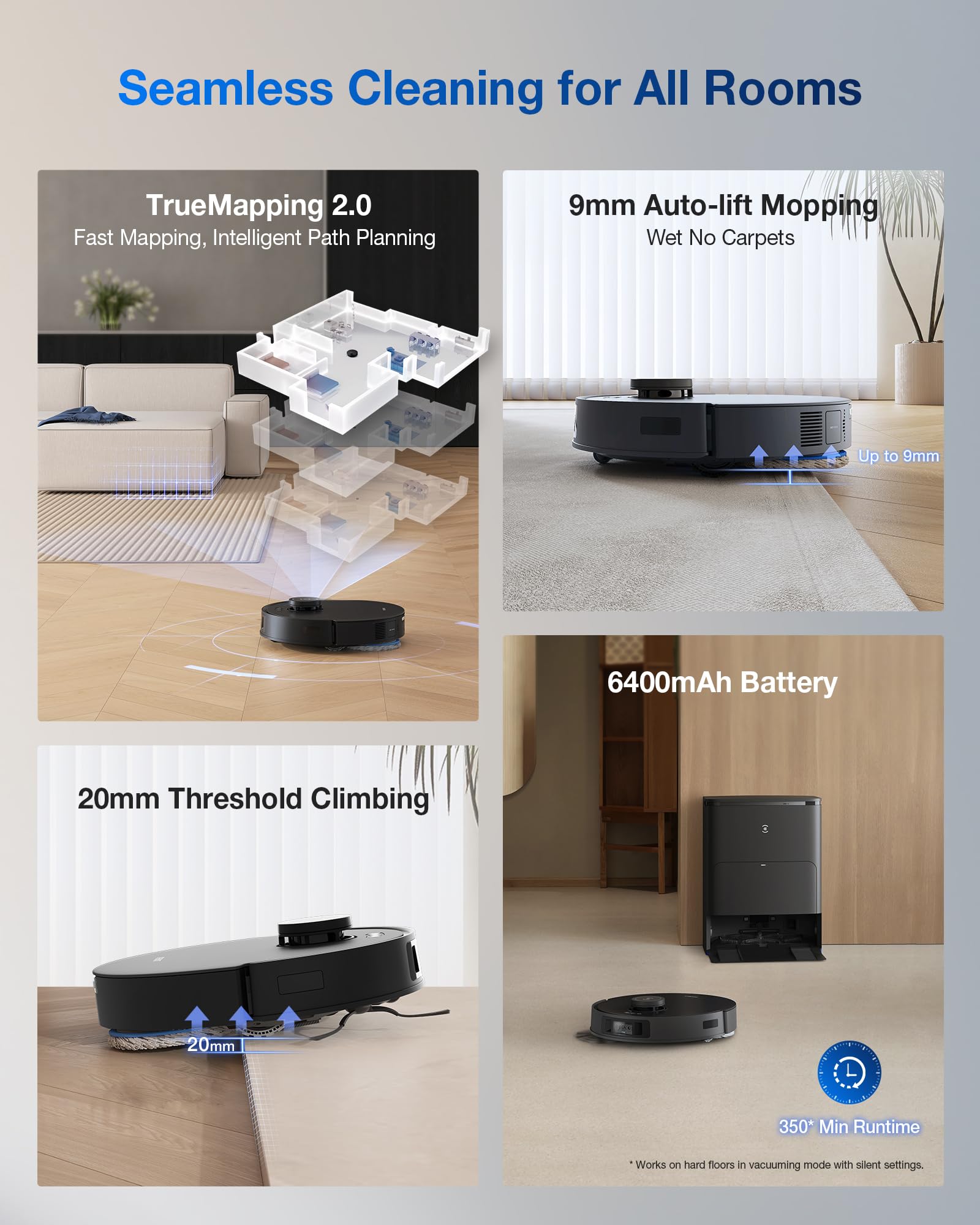DEEBOT T30S Robot Vacuum and Mop