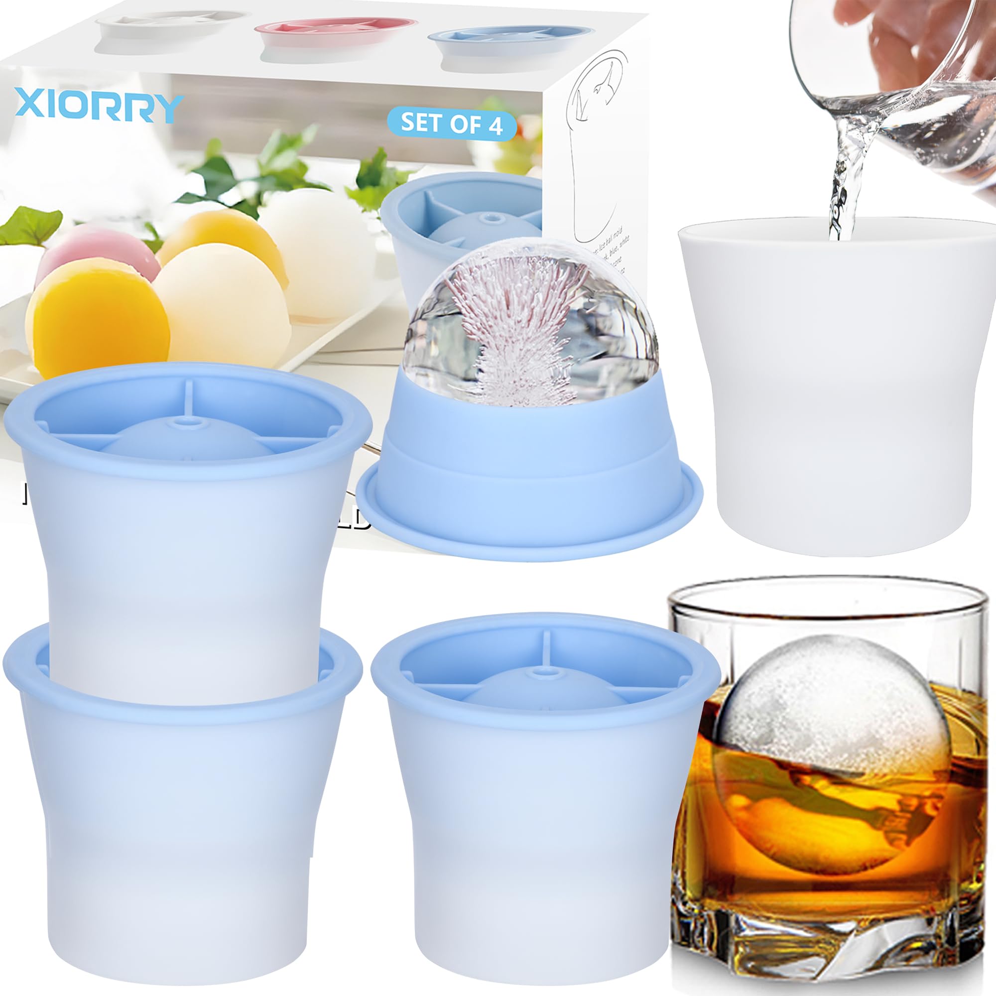 Ice Molds 4 PCS (4 Count)
