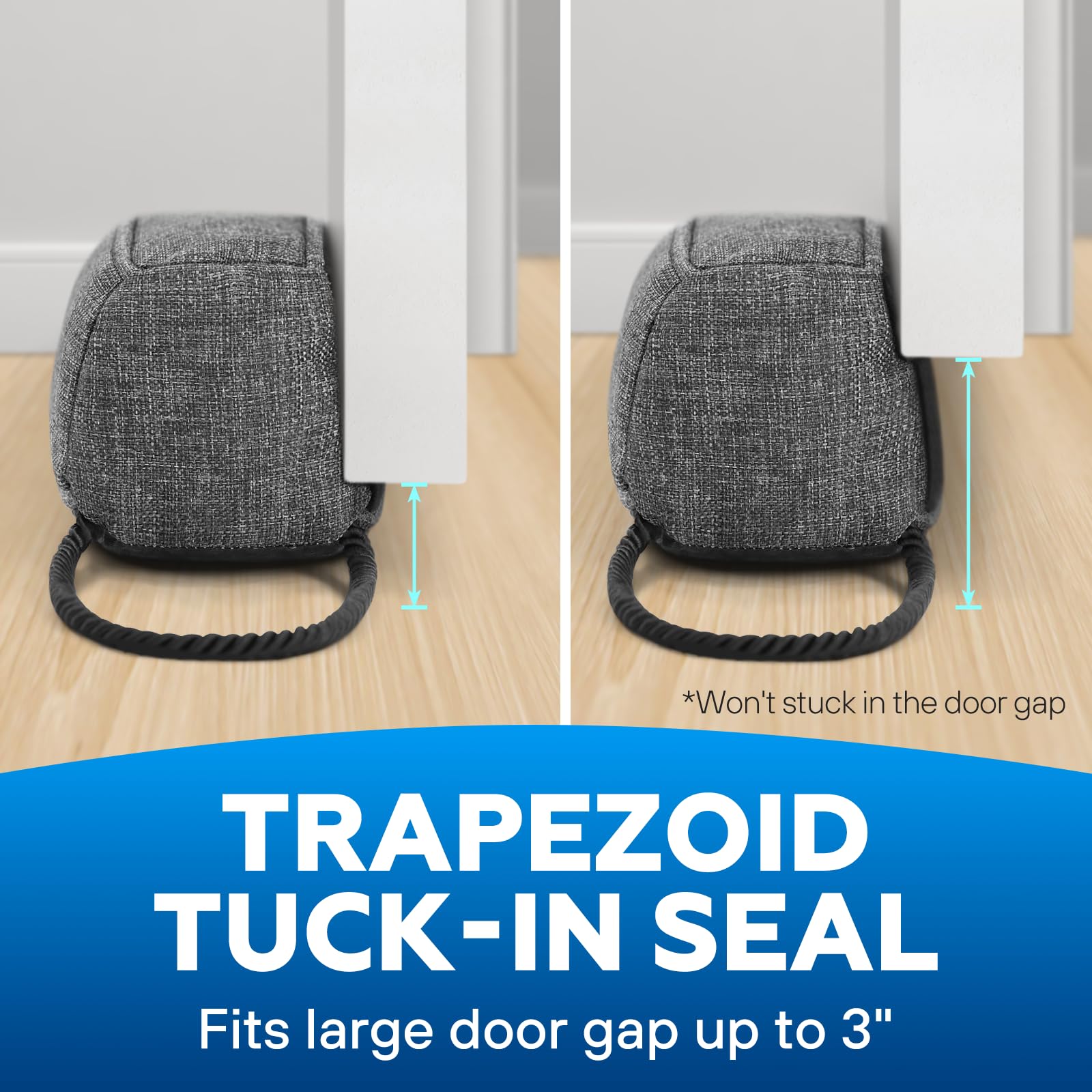 38” Weighted Under Door Draft Stopper