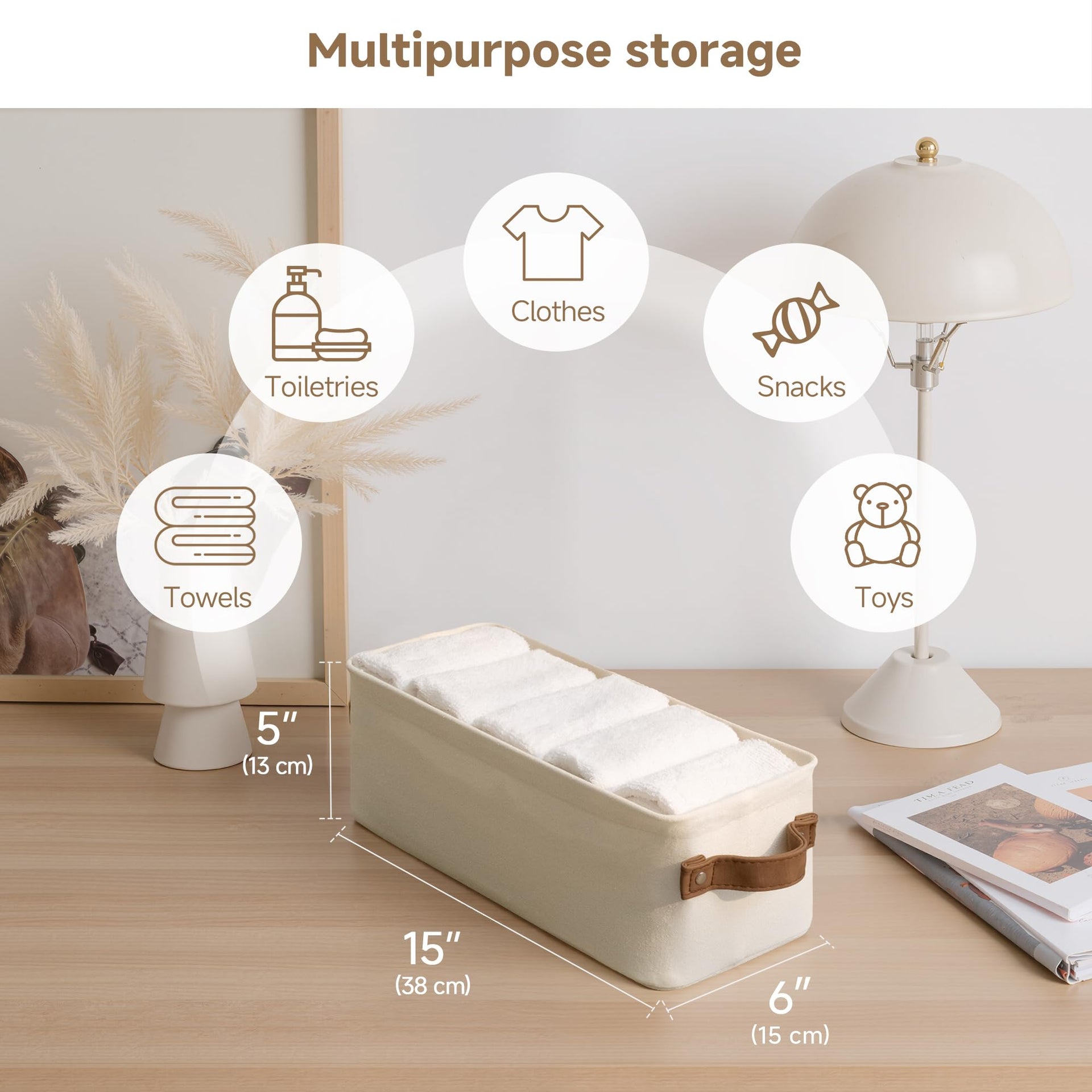 Narrow Storage Bins (2 Count)