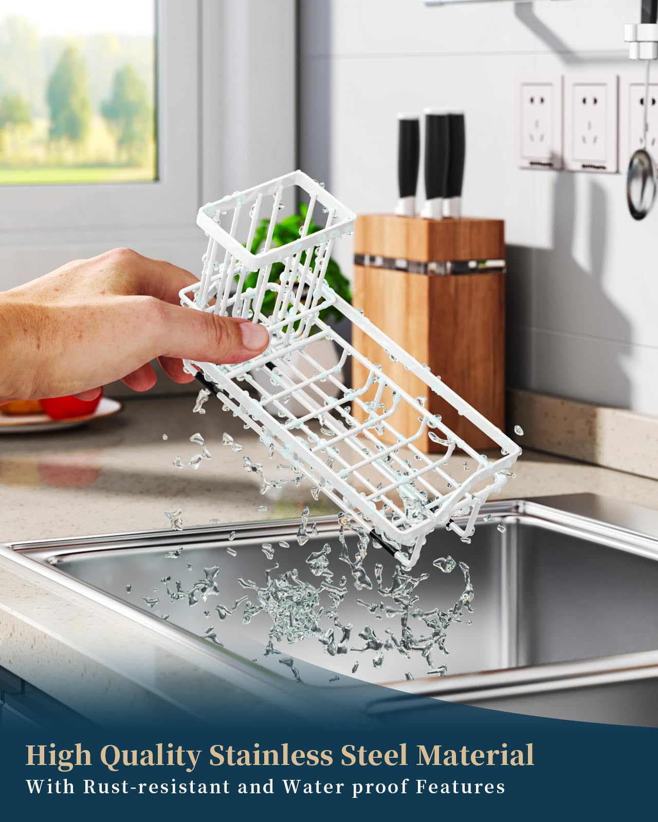 Sponge Holder for Kitchen Sink