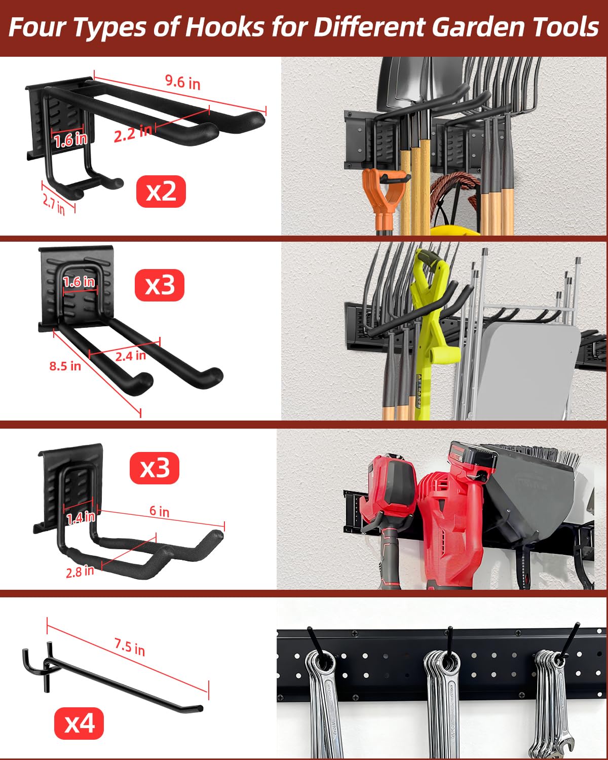 Garage Tool Organizer Wall Mount