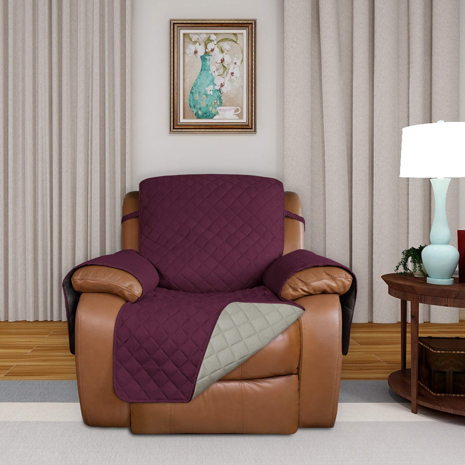 Reversible Recliner Chair Covers Couch Covers for Dogs