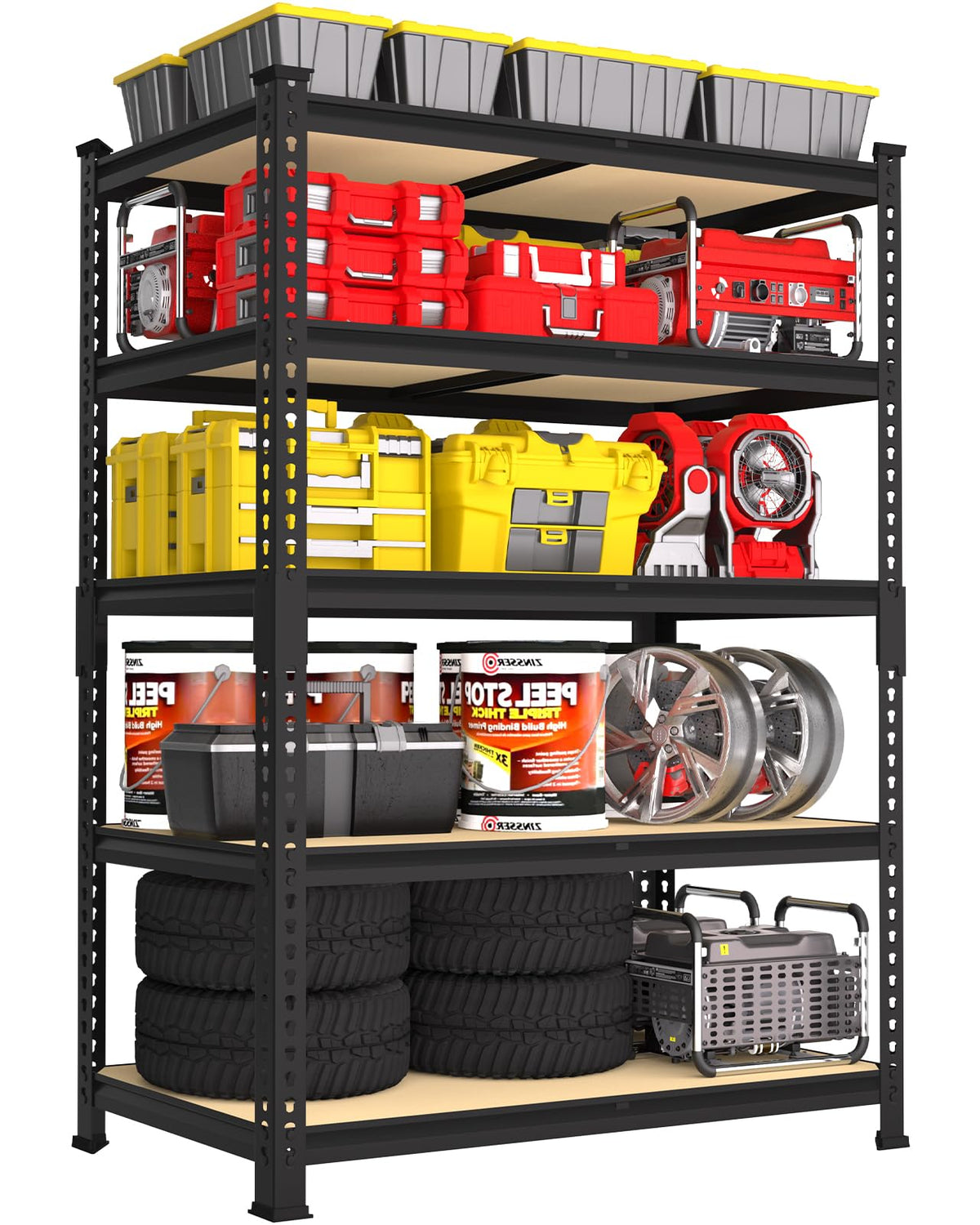 5 Tier Garage Storage Shelves