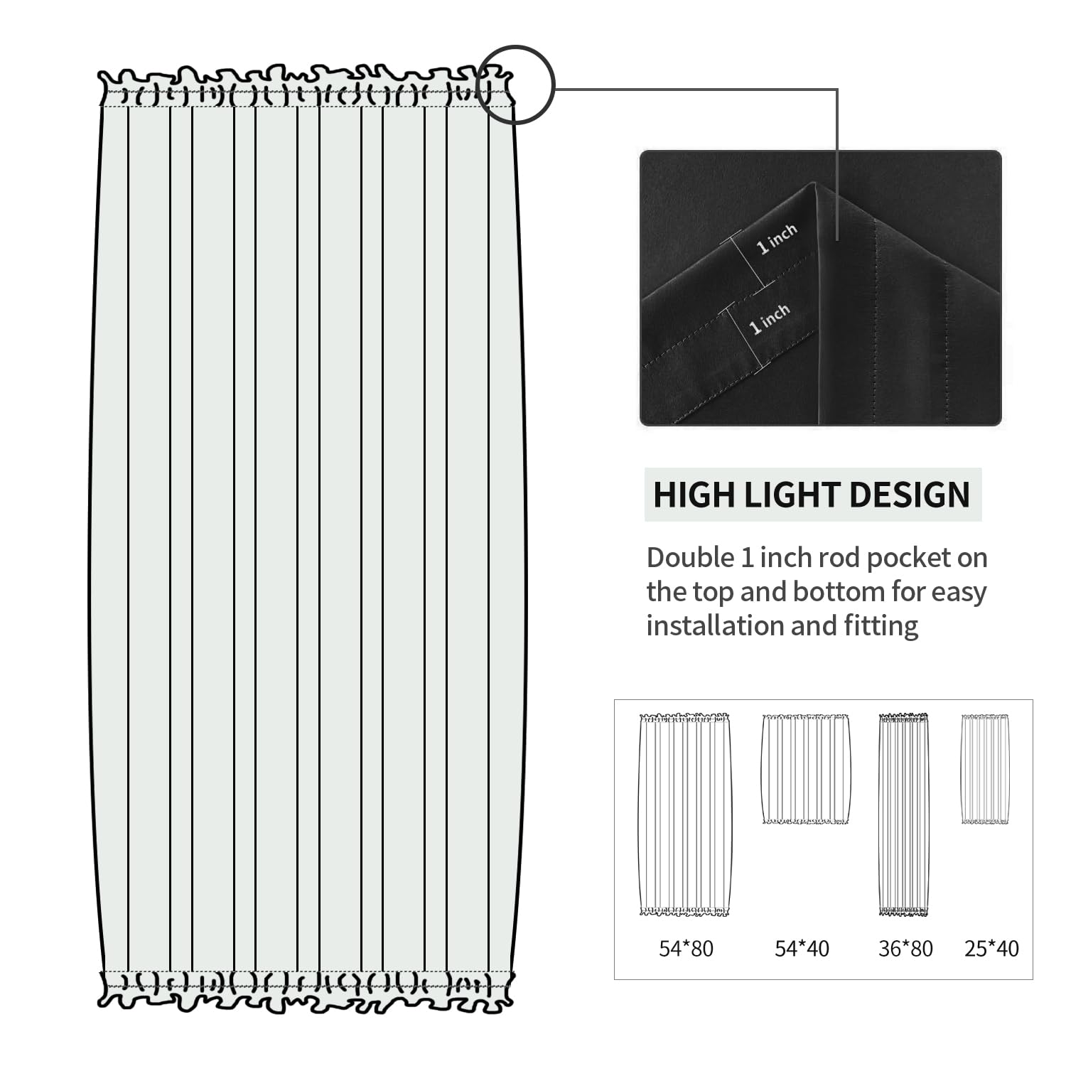 French Door Curtain