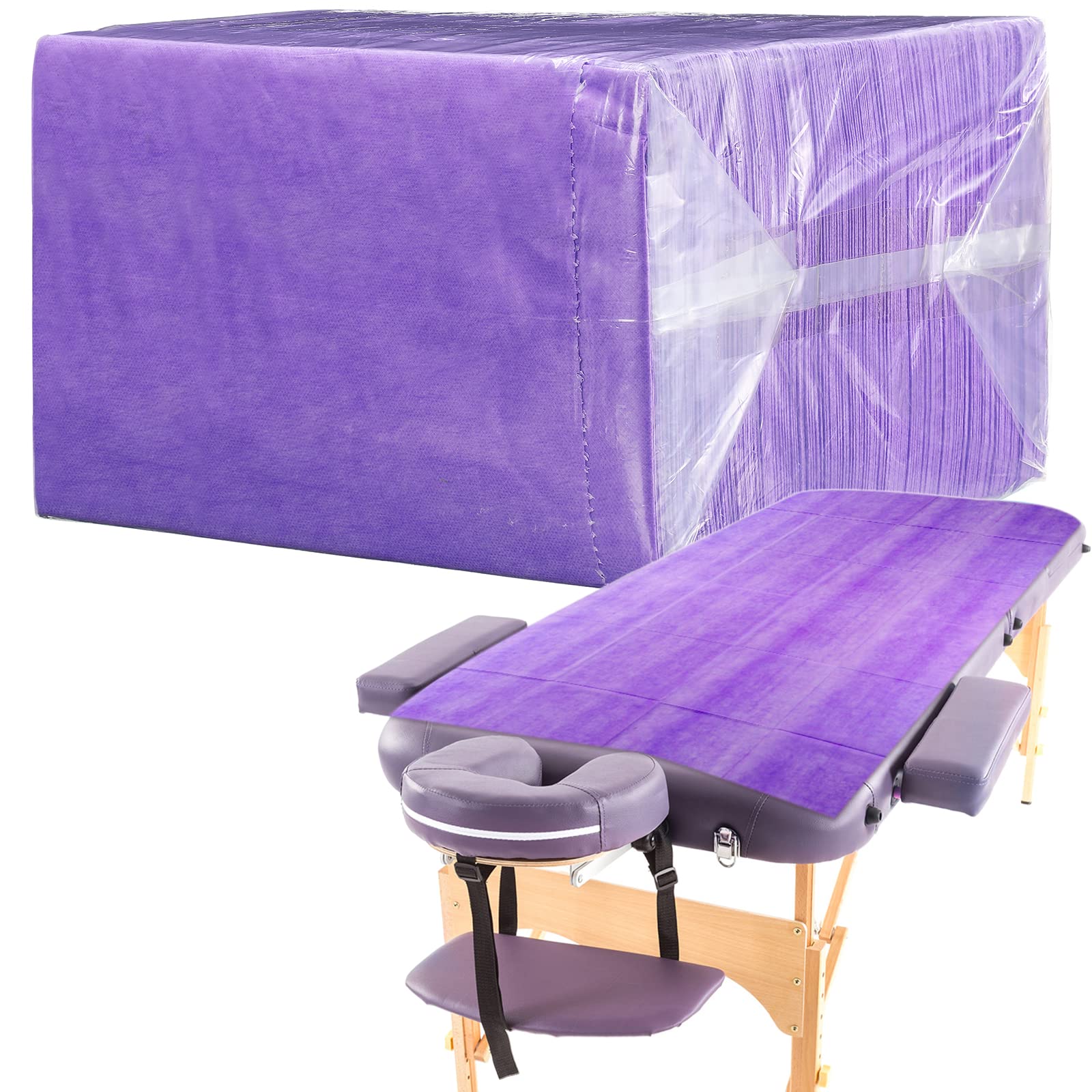 100 Pcs 31.5 x 71 Inch Disposable Bed Sheets Oil