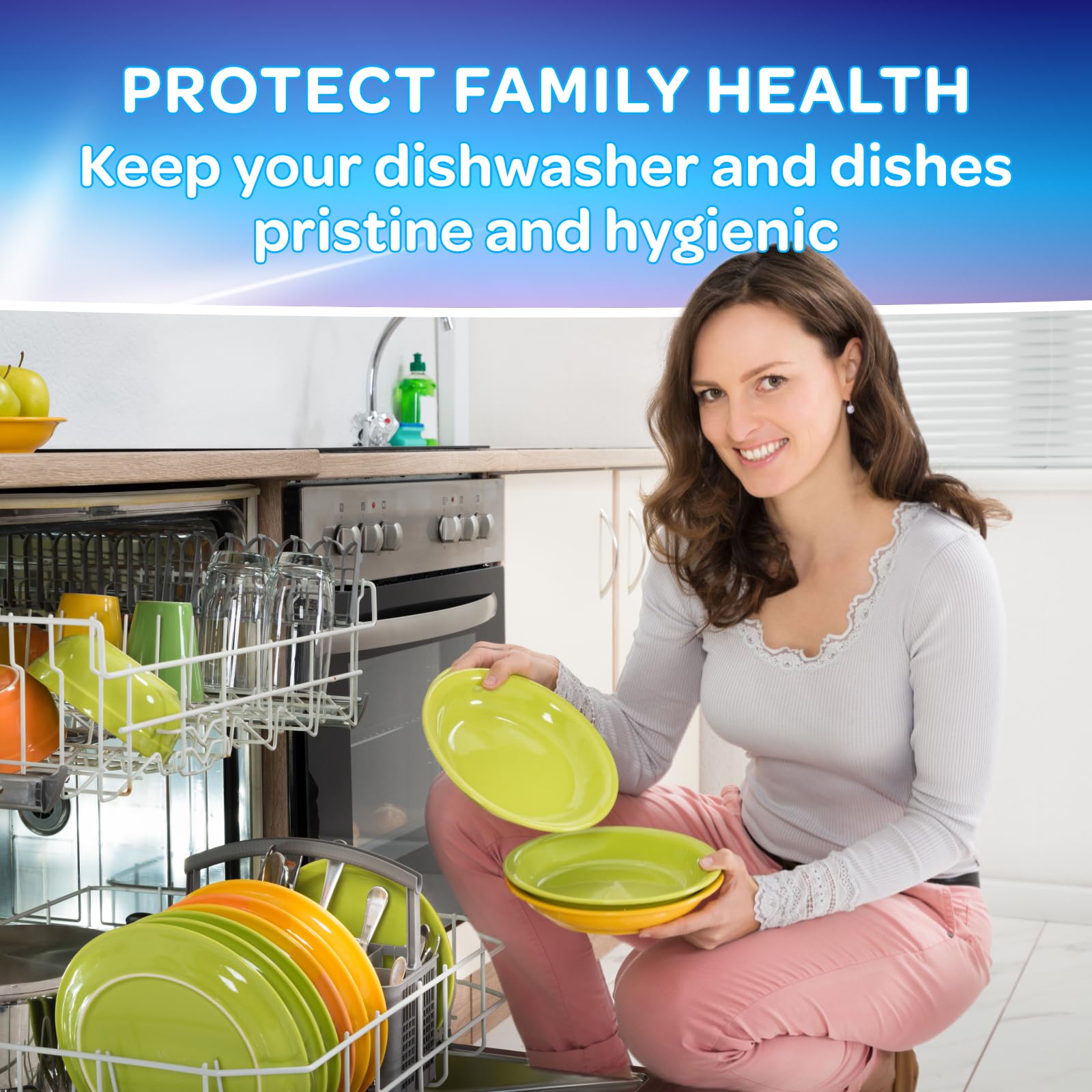 Dishwasher Cleaner and Deodorizer Tablets (24 Count)