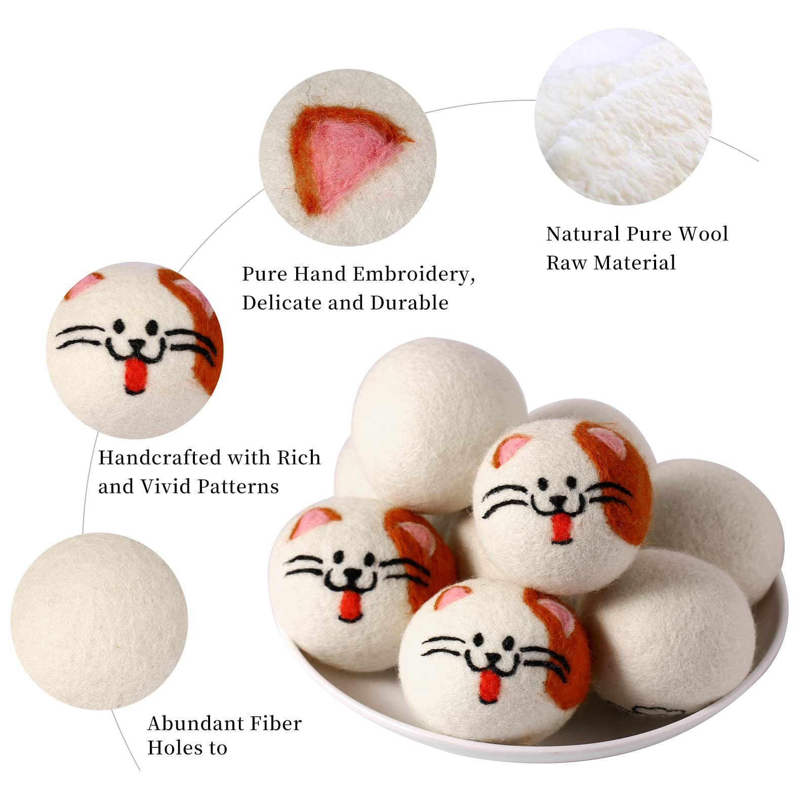 Dryer Balls Laundry Reusable (3 Count)