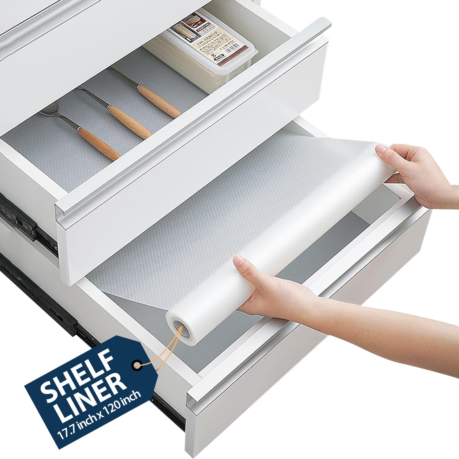 Shelf Liner Drawer Liner for Kitchen Cabinets Non