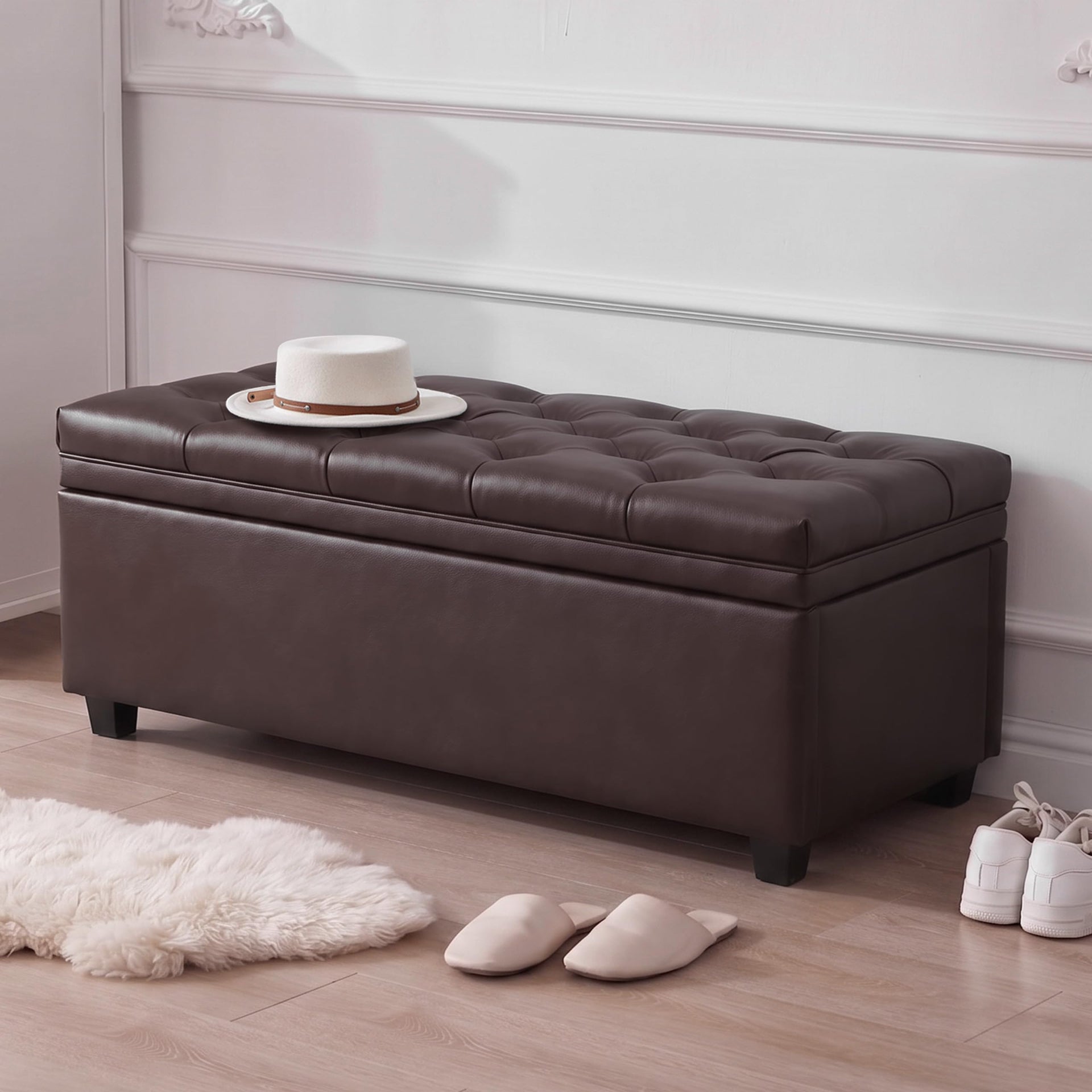 43 Inch Storage Ottoman