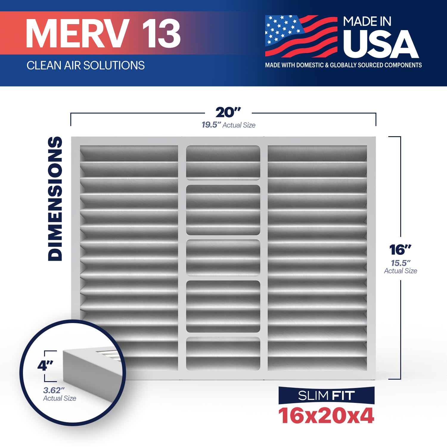 TruFilter 16x20x4 (2 Count)