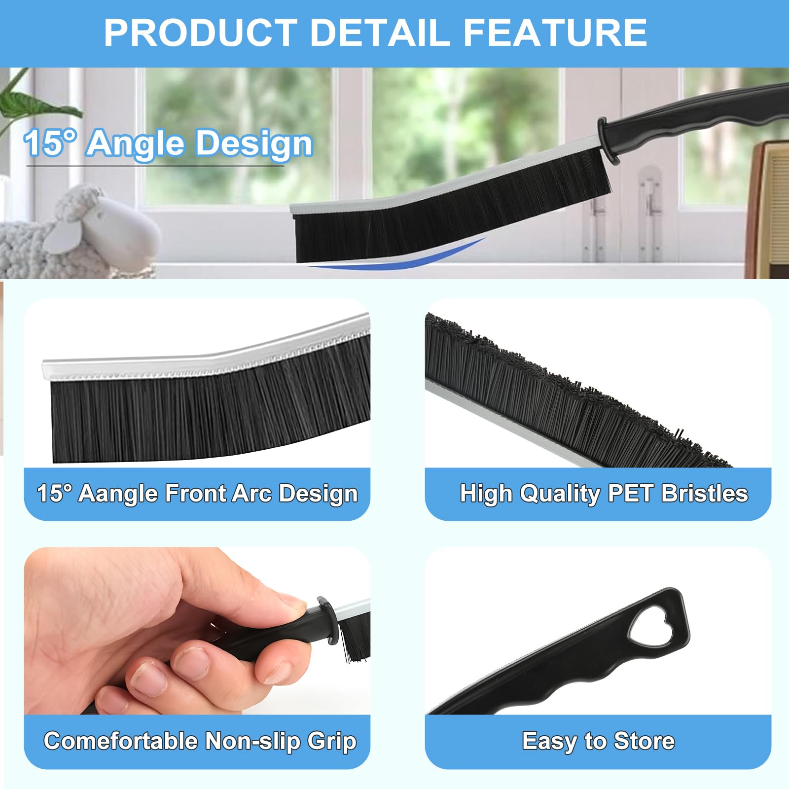11Pcs Crevice Cleaning Brush Set