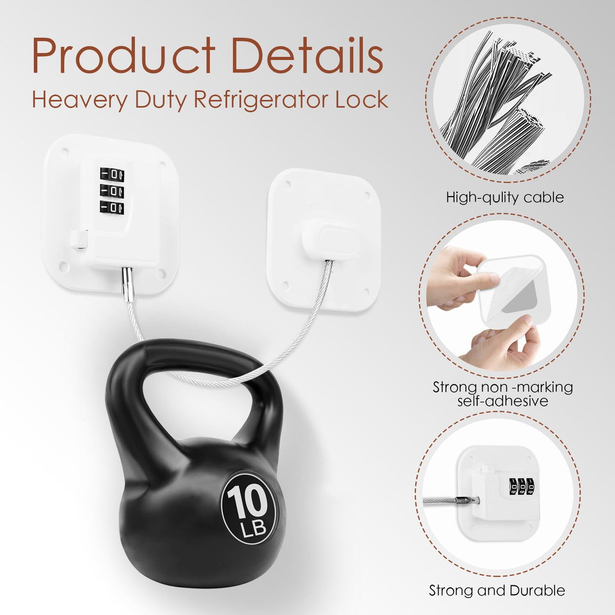 Refrigerator Lock (3 Count)