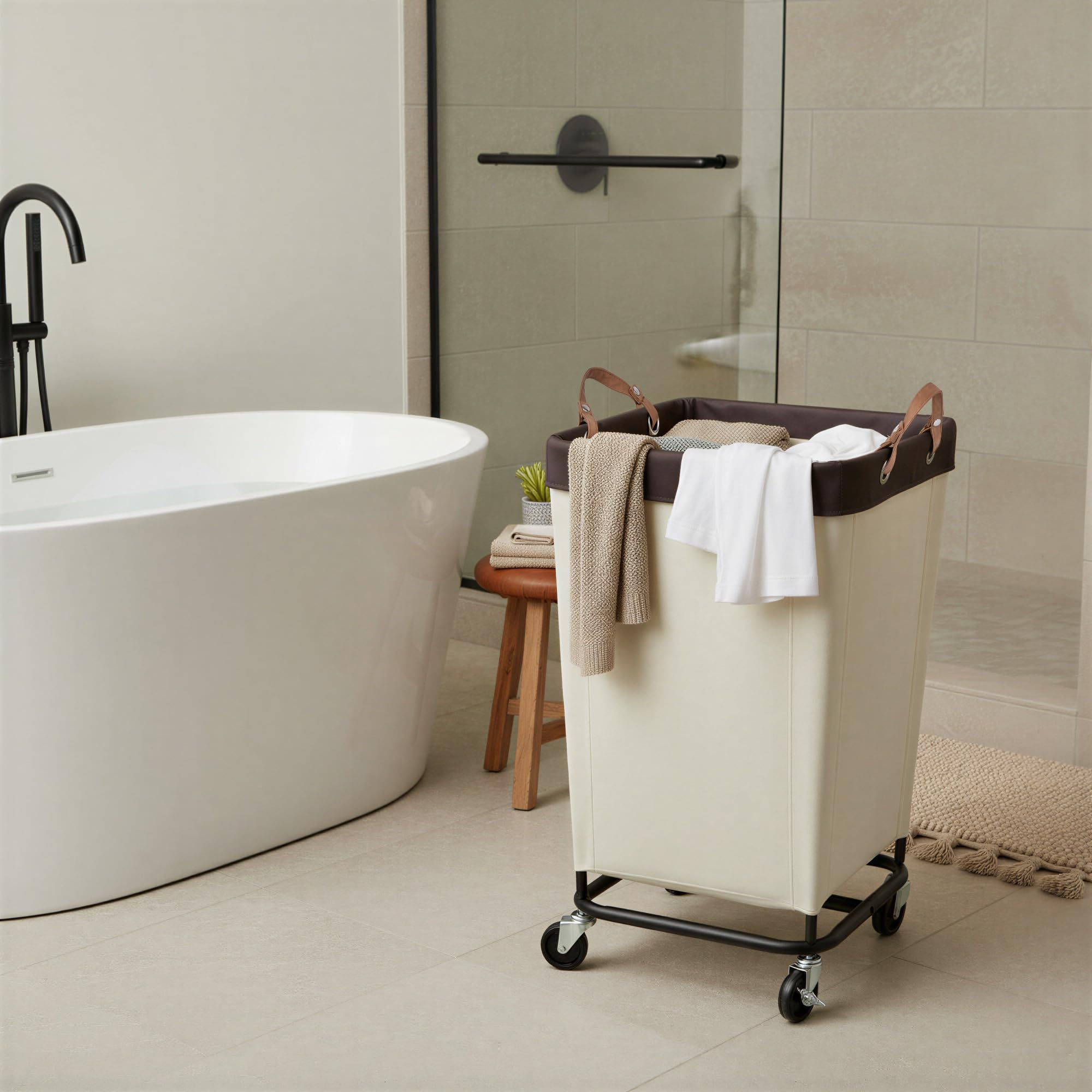 160L Laundry Basket with Wheels