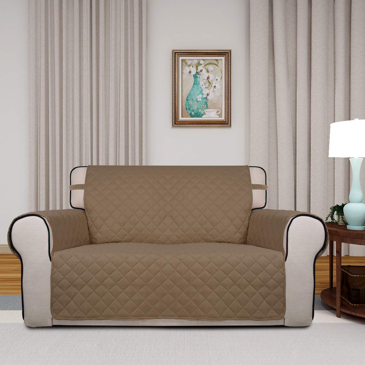 Reversible Quilted Sofa Cover