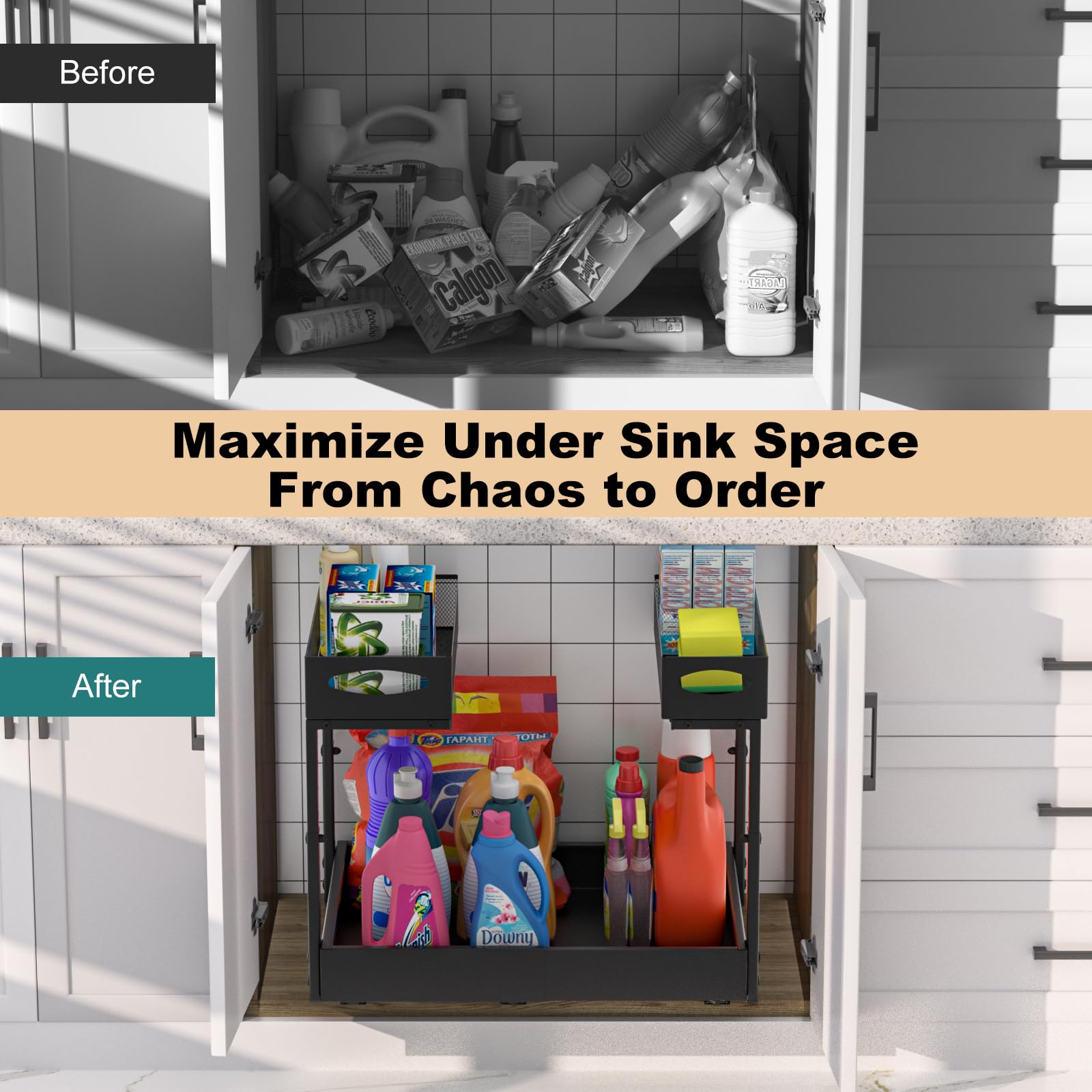 Pull Out Under Sink Organizer