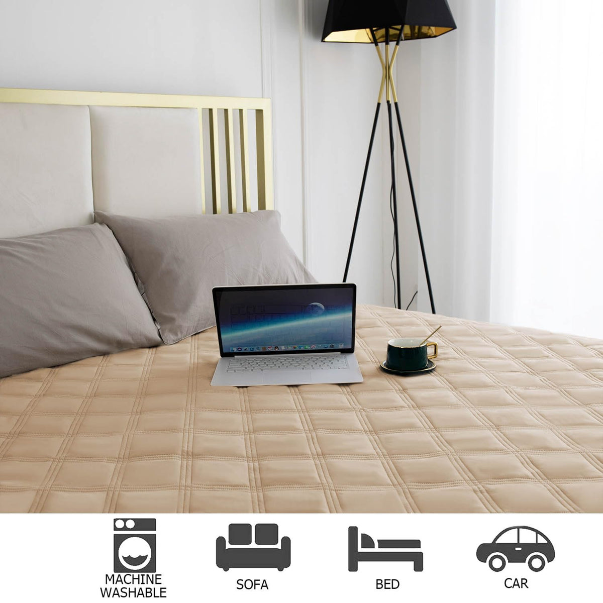 Waterproof Dog Bed Cover Pet Blanket with Anti