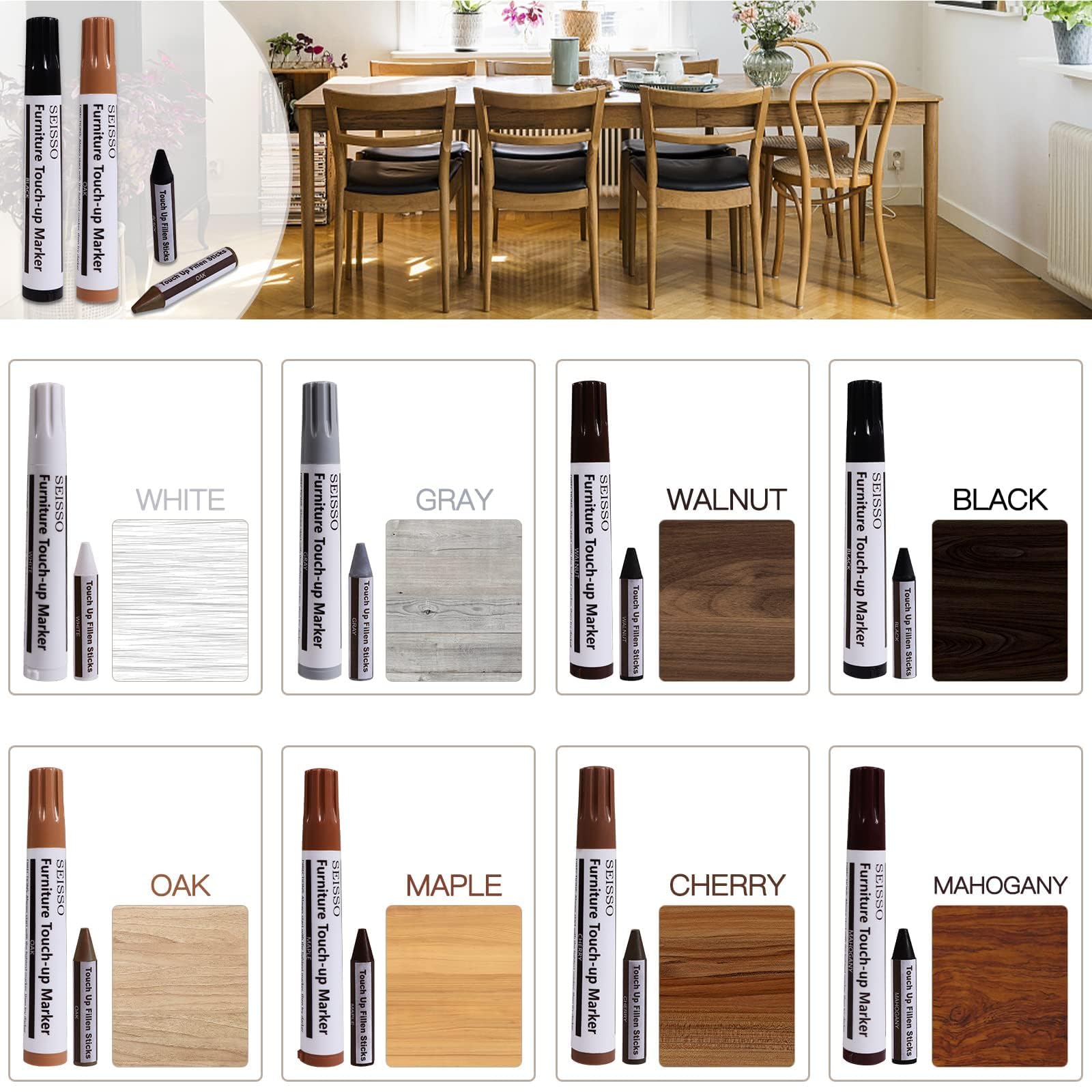 Furniture Markers Touch Up (17 Count)