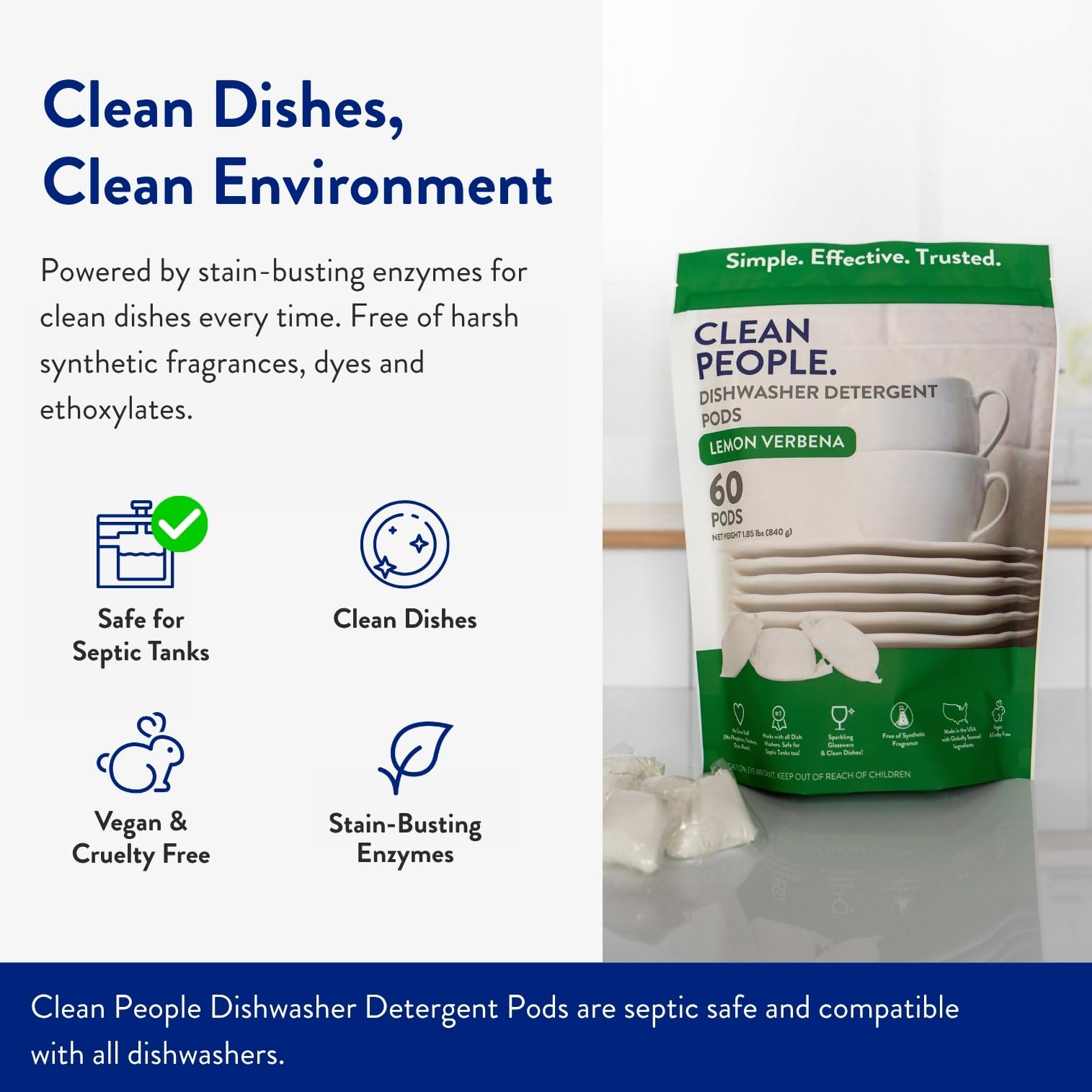 Clean People Dishwasher Pods (120 Count)