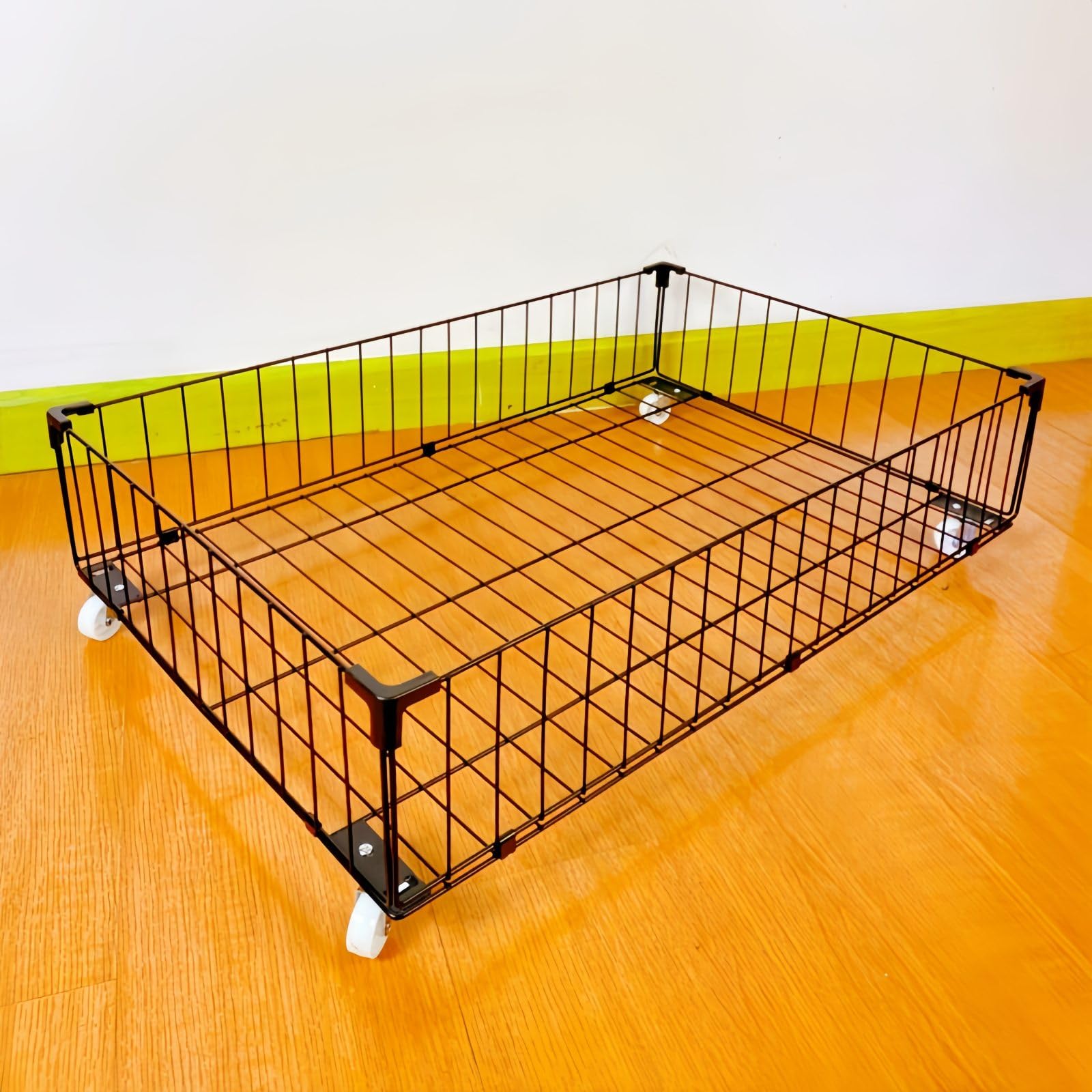 4 Pack Larger Under Bed Storage With Wheels (4 Count)