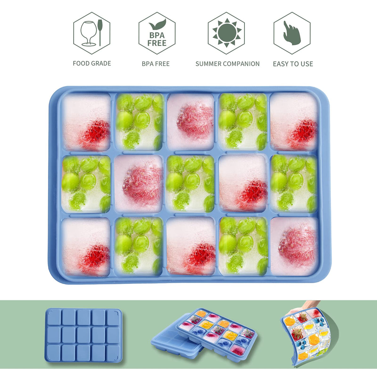 Ice Cube Trays Set of 2 (2 Count)