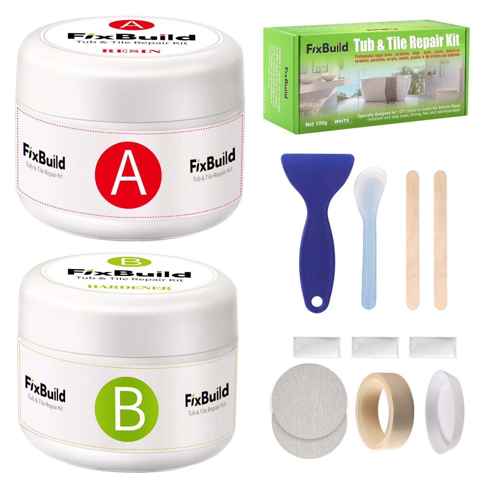 Tub Repair Porcelain Repair Kit