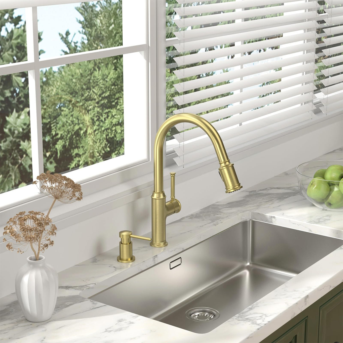 Gold Soap Dispenser for Kitchen Sink