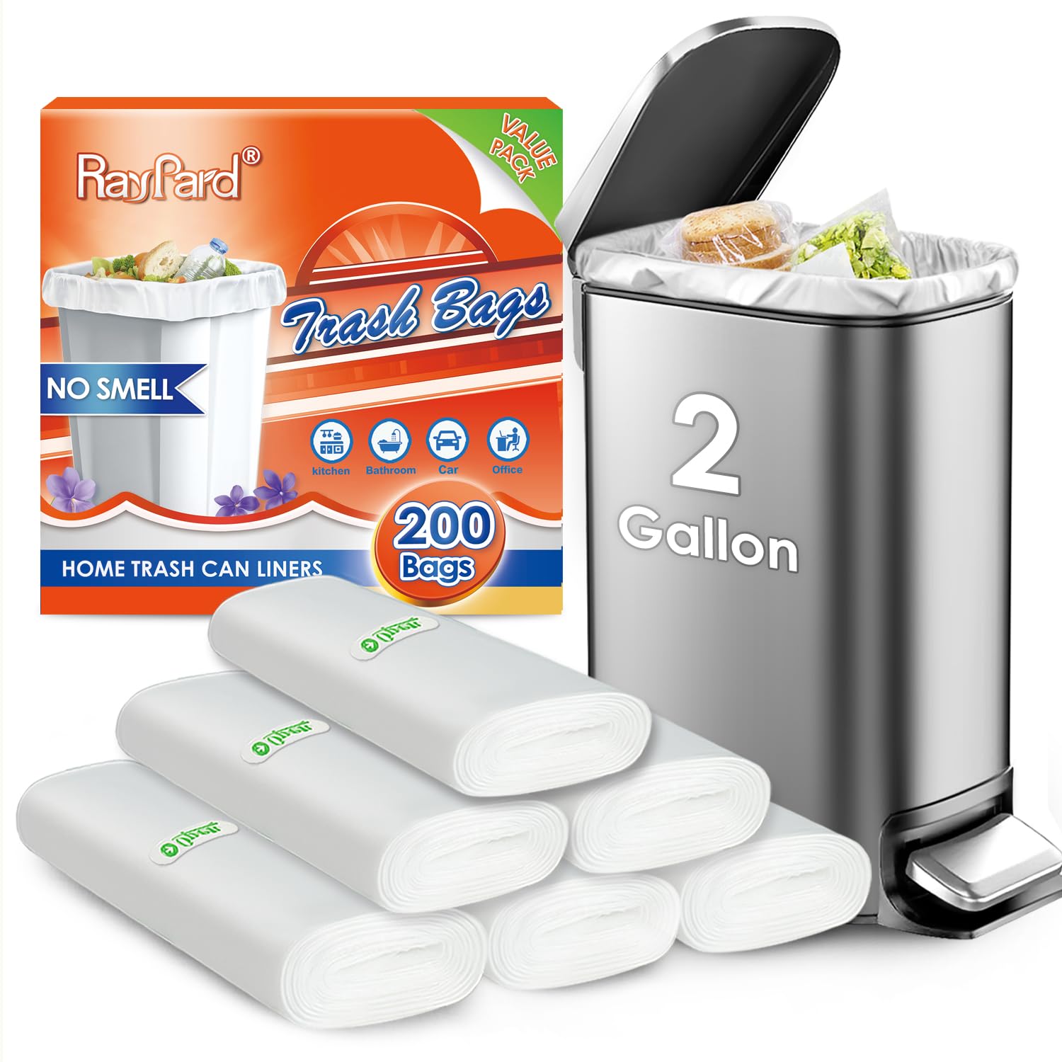 200 Counts 2 Gallon (180 Count)