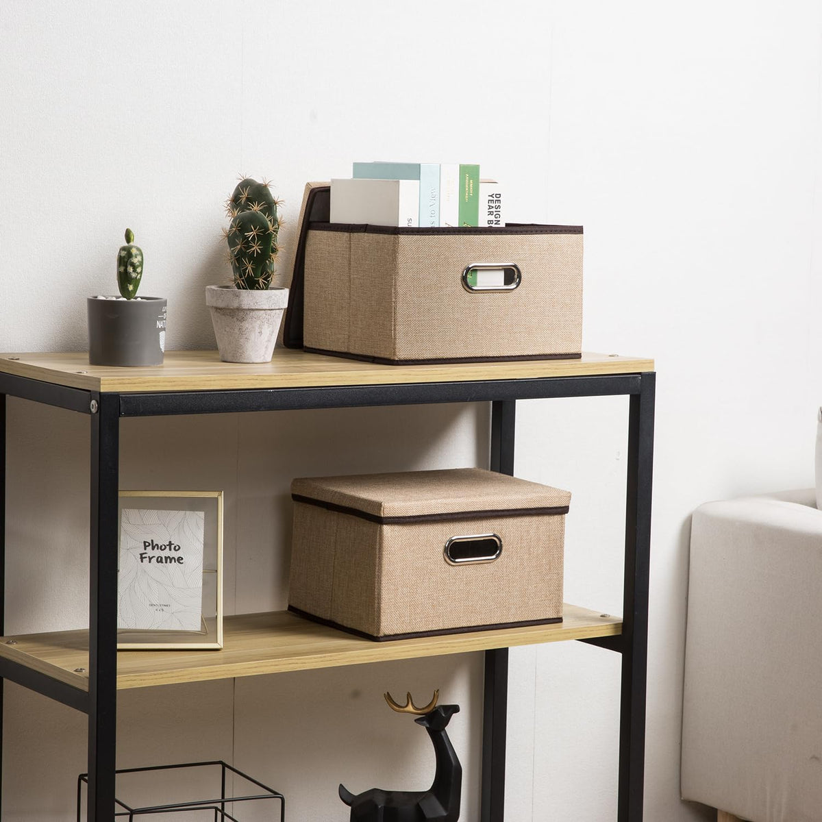 Storage Bins with Lids [3 (3 Count)