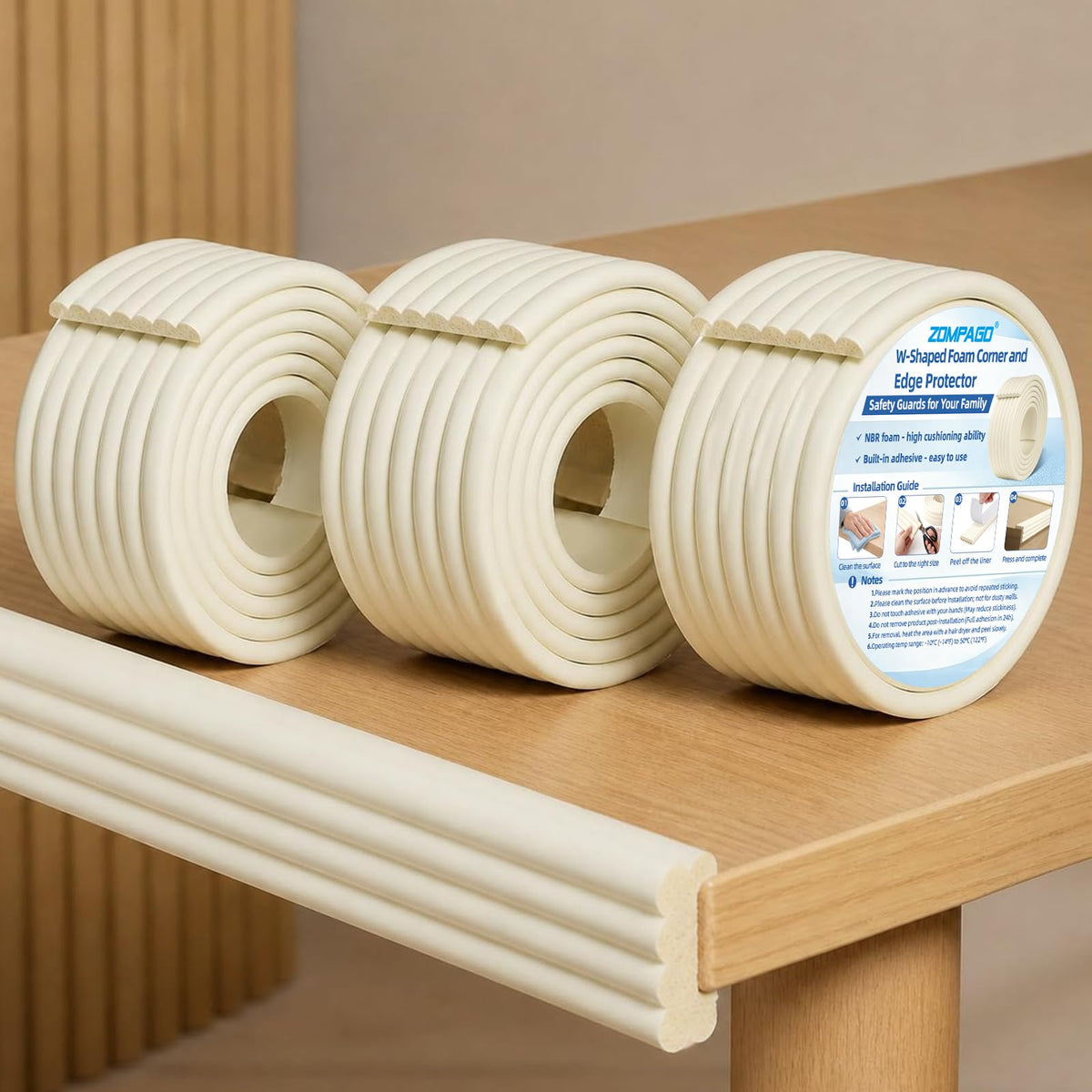 Foam Baby Edge Protector Strip Furniture Safety