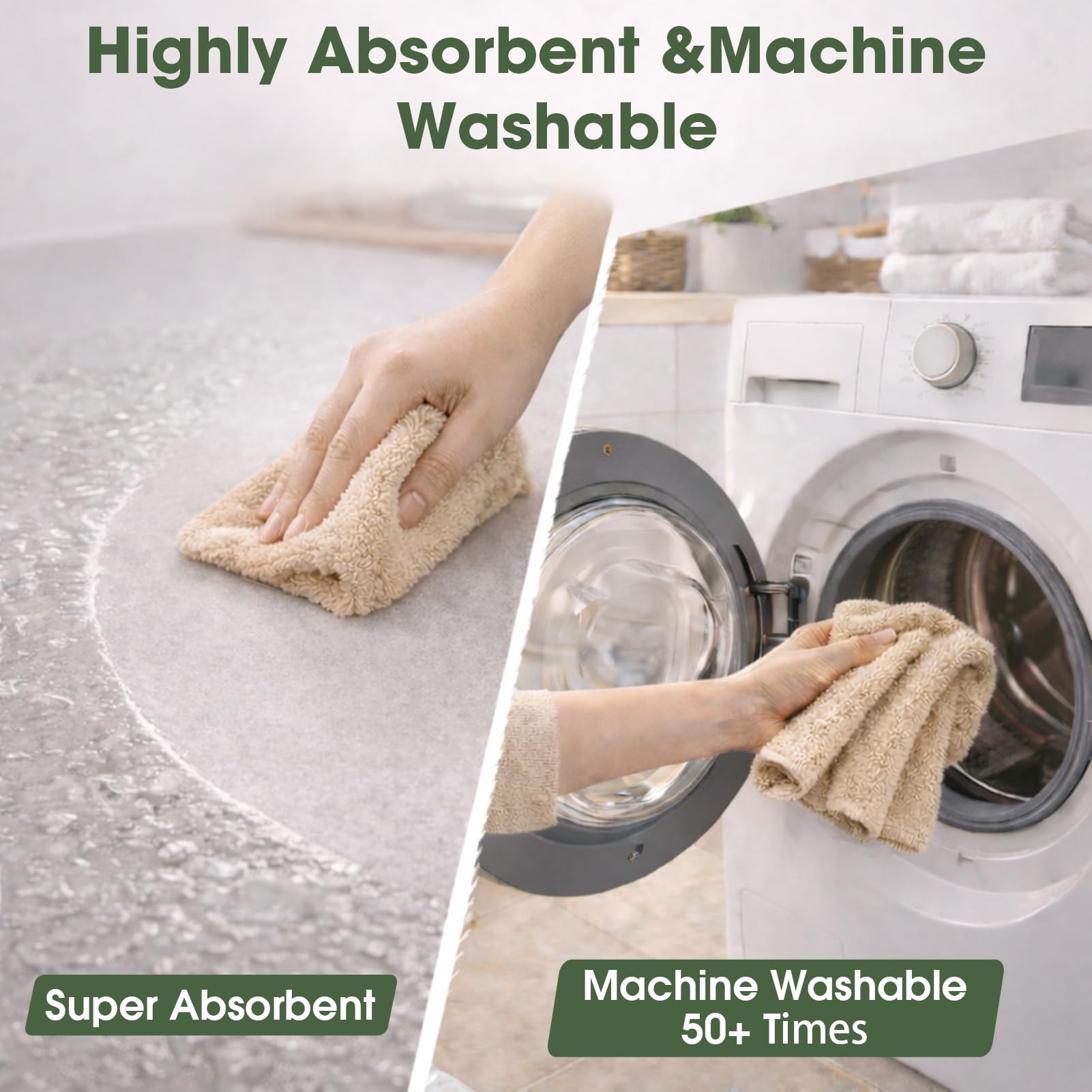 Microfiber Cleaning Cloth Roll (100 Count)