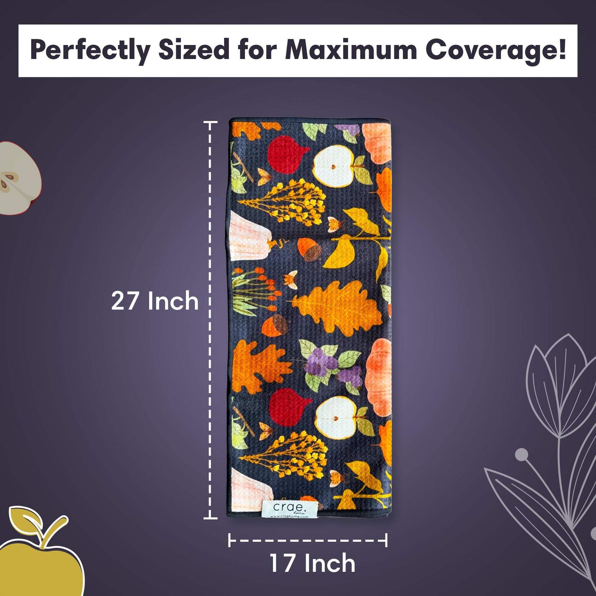 Double Sided Microfiber Hand Towels (2 Count)