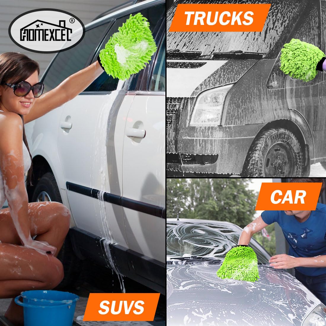 Car Wash Mitt (2 Count)