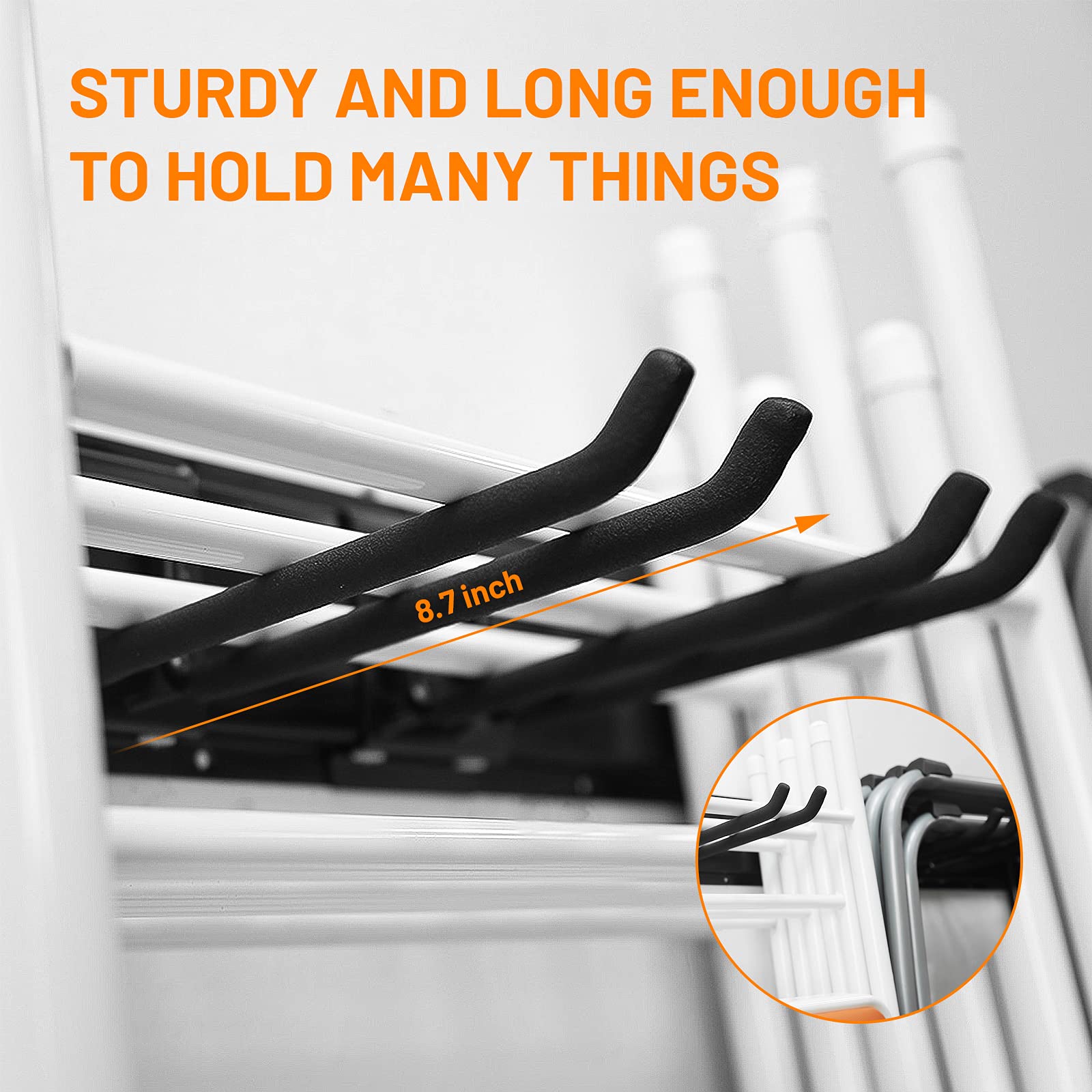Garage Storage Organization Wall Mount Folding Chair Hangers