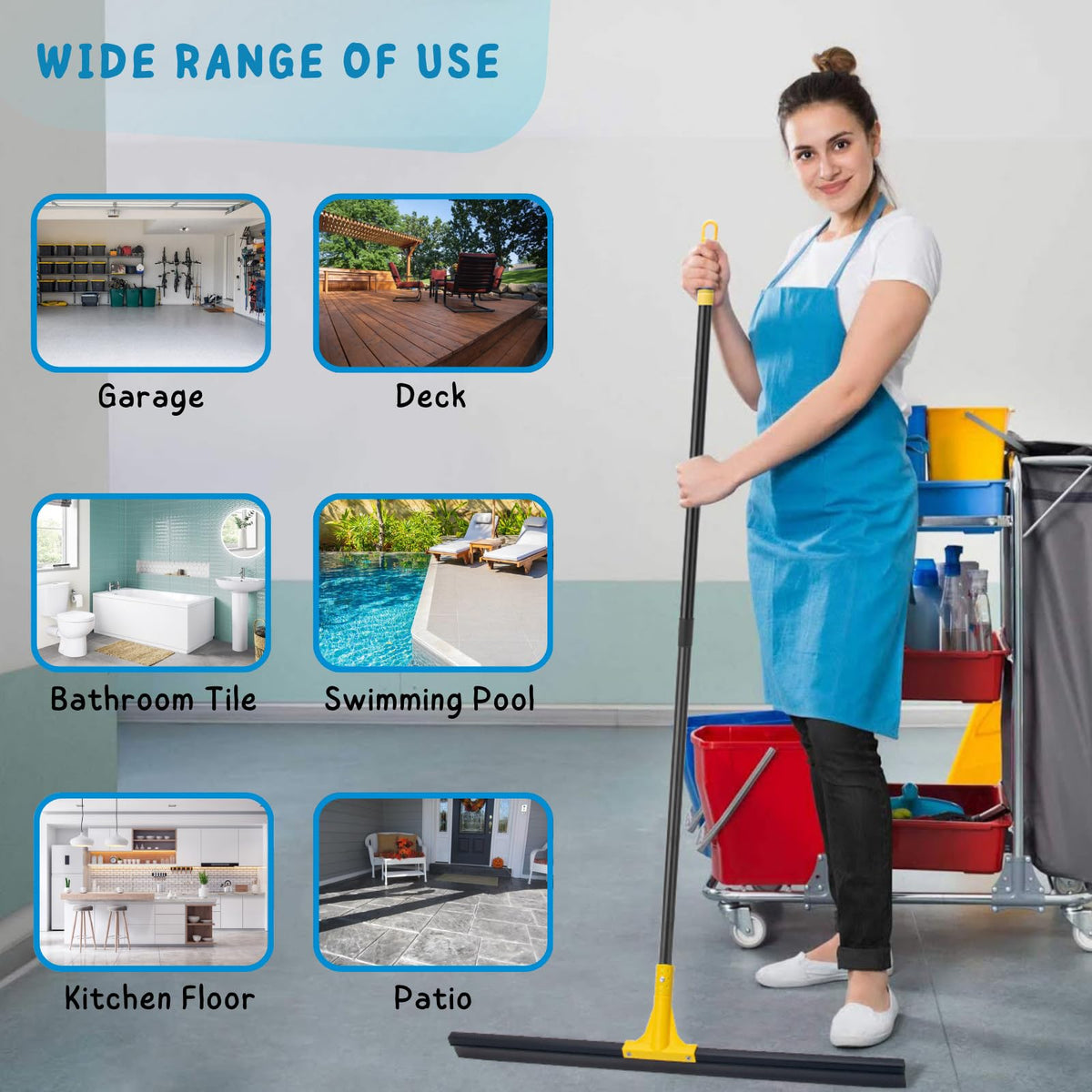 Floor Squeegee for Concrete