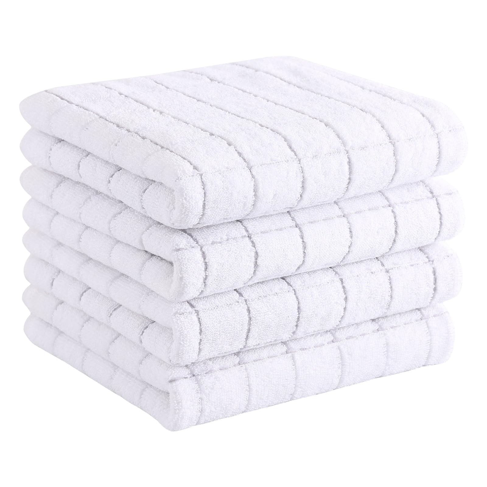 100% Cotton Terry Kitchen Towels (4 Count)