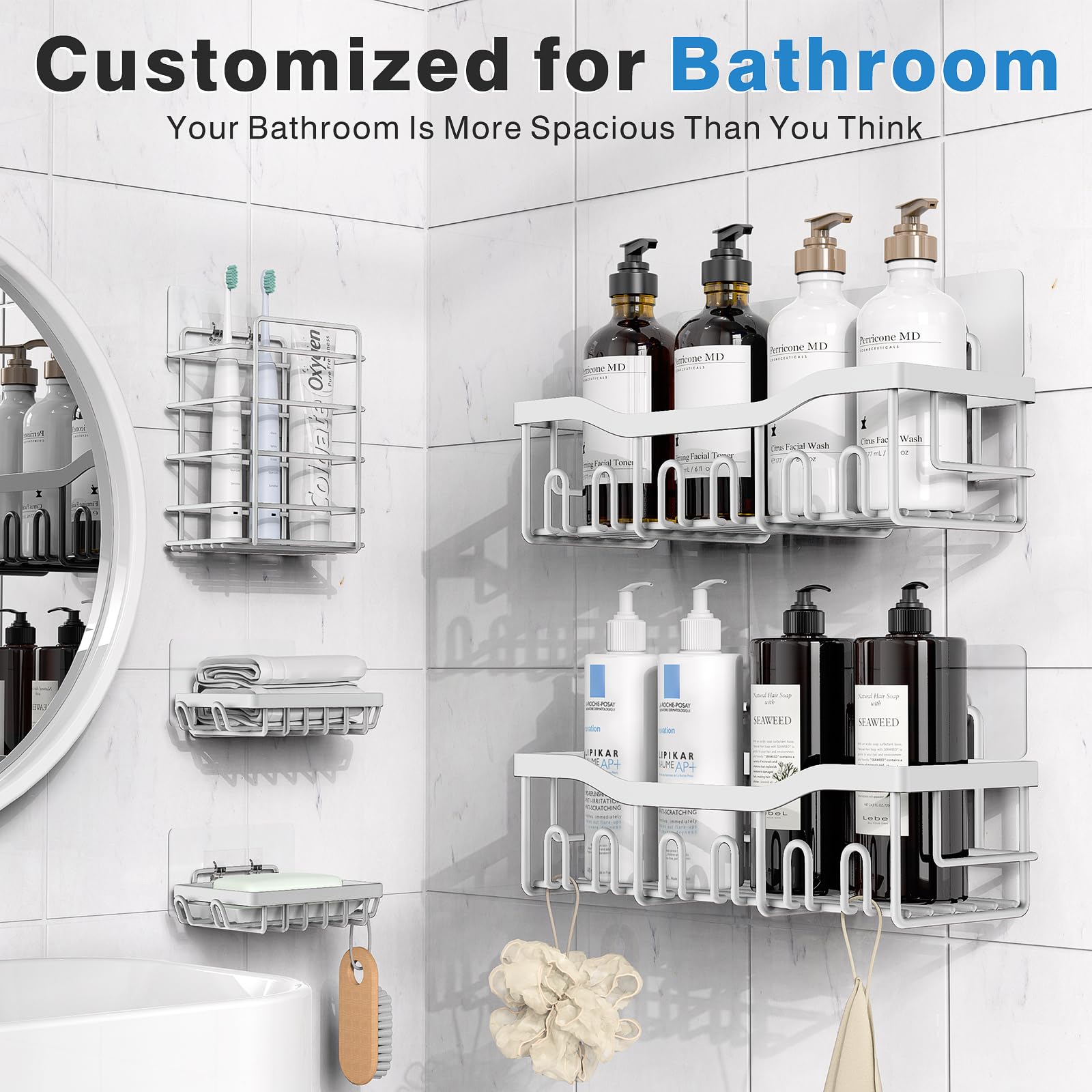 Shower Caddy 5 Pack