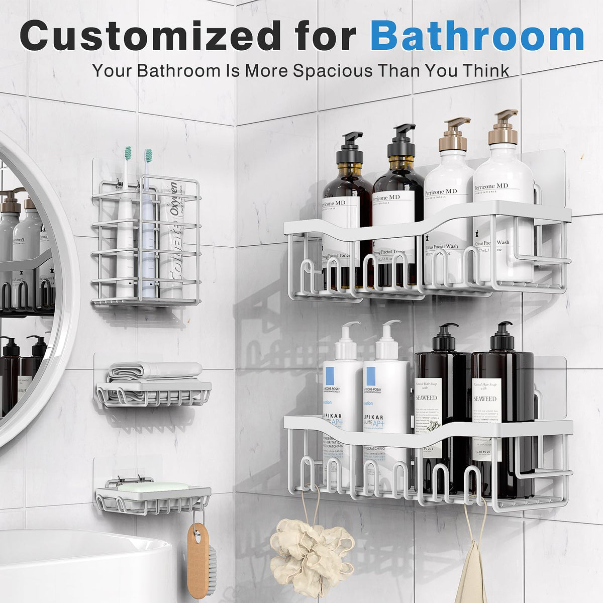 Shower Caddy 5 Pack