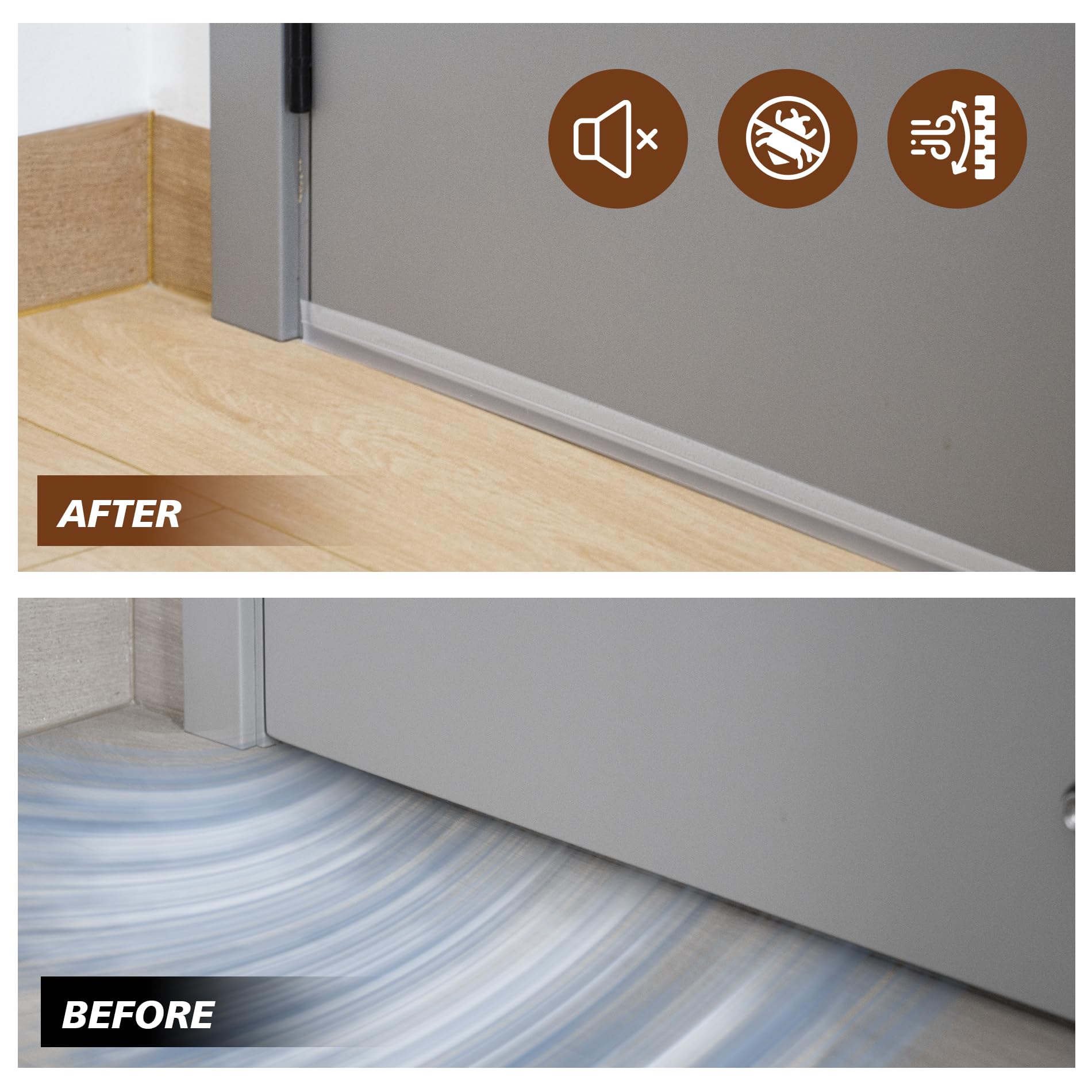 25mm 16.4 Feet Silicone Weather Stripping Door Seal (16.4 Foot)
