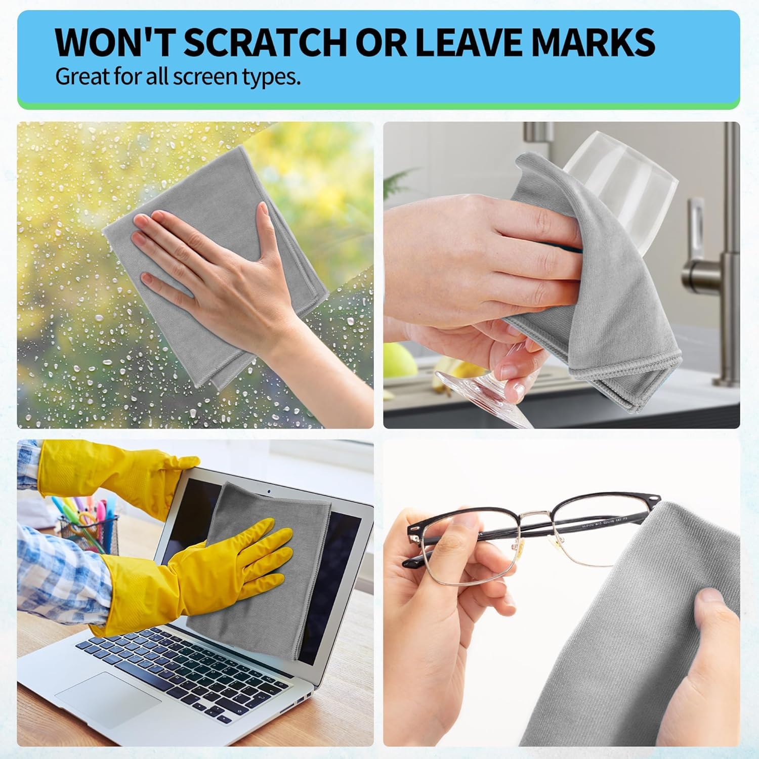 Microfiber Cleaning Cloth (6 Count)