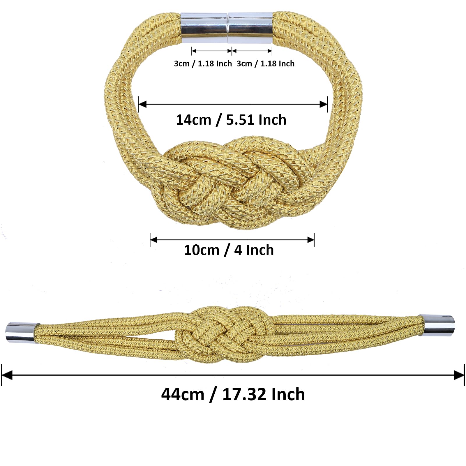 2 Pack Magnetic Curtain Tiebacks (2 Count)