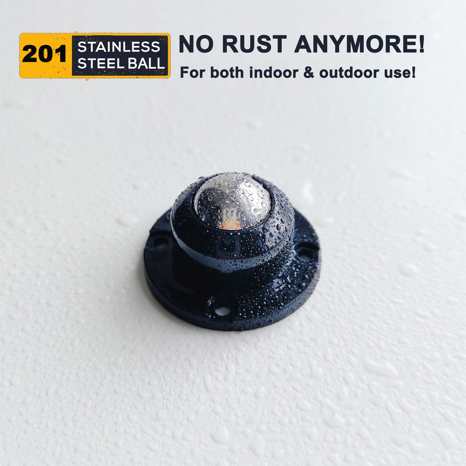 4 Pack Anti Rust Wheels for Furniture (4 Count)