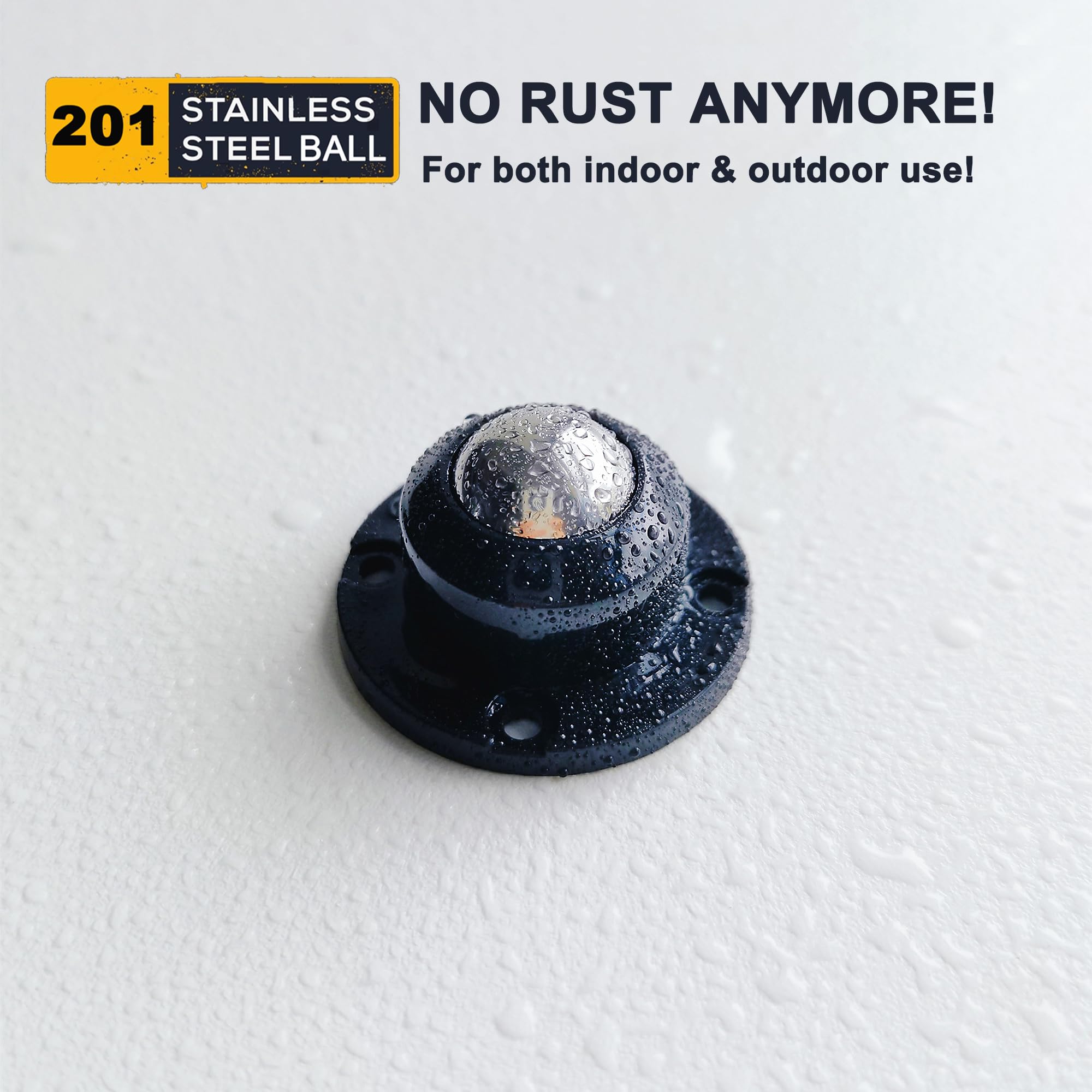 8 Pack Anti Rust Wheels for Furniture (8 Count)