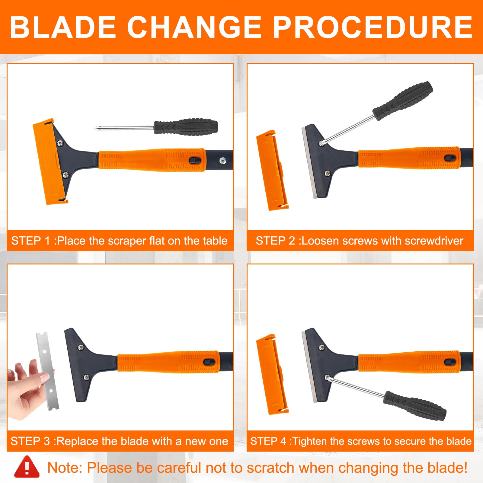 Razor Blade Floor Scraper
