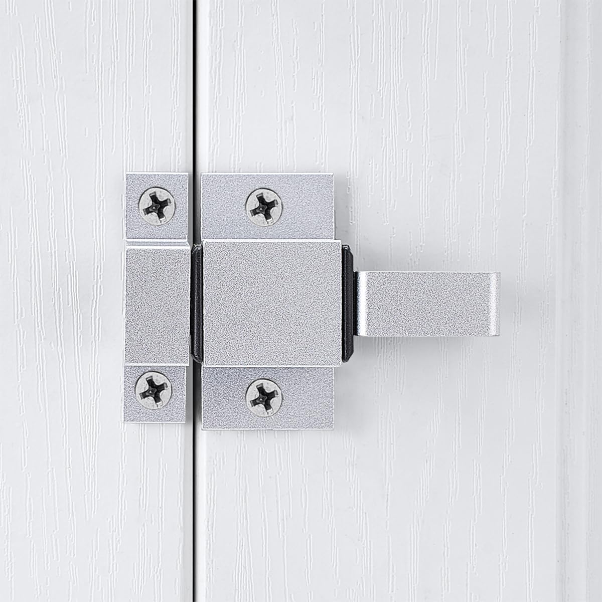 4 Packs Silver Spring Door Lock (4 Count)