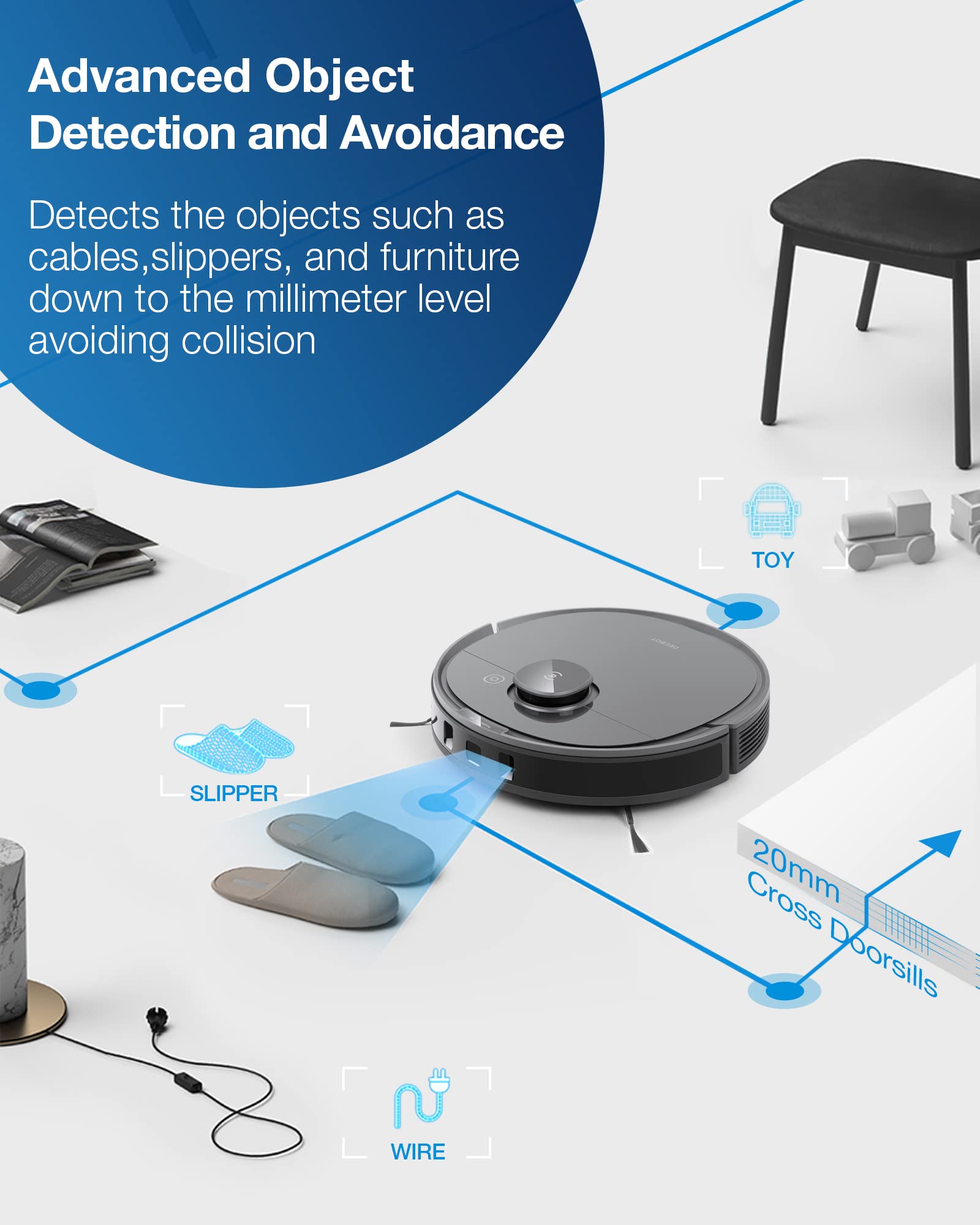 Deebot T8 Robot Vacuum and Mop Cleaner