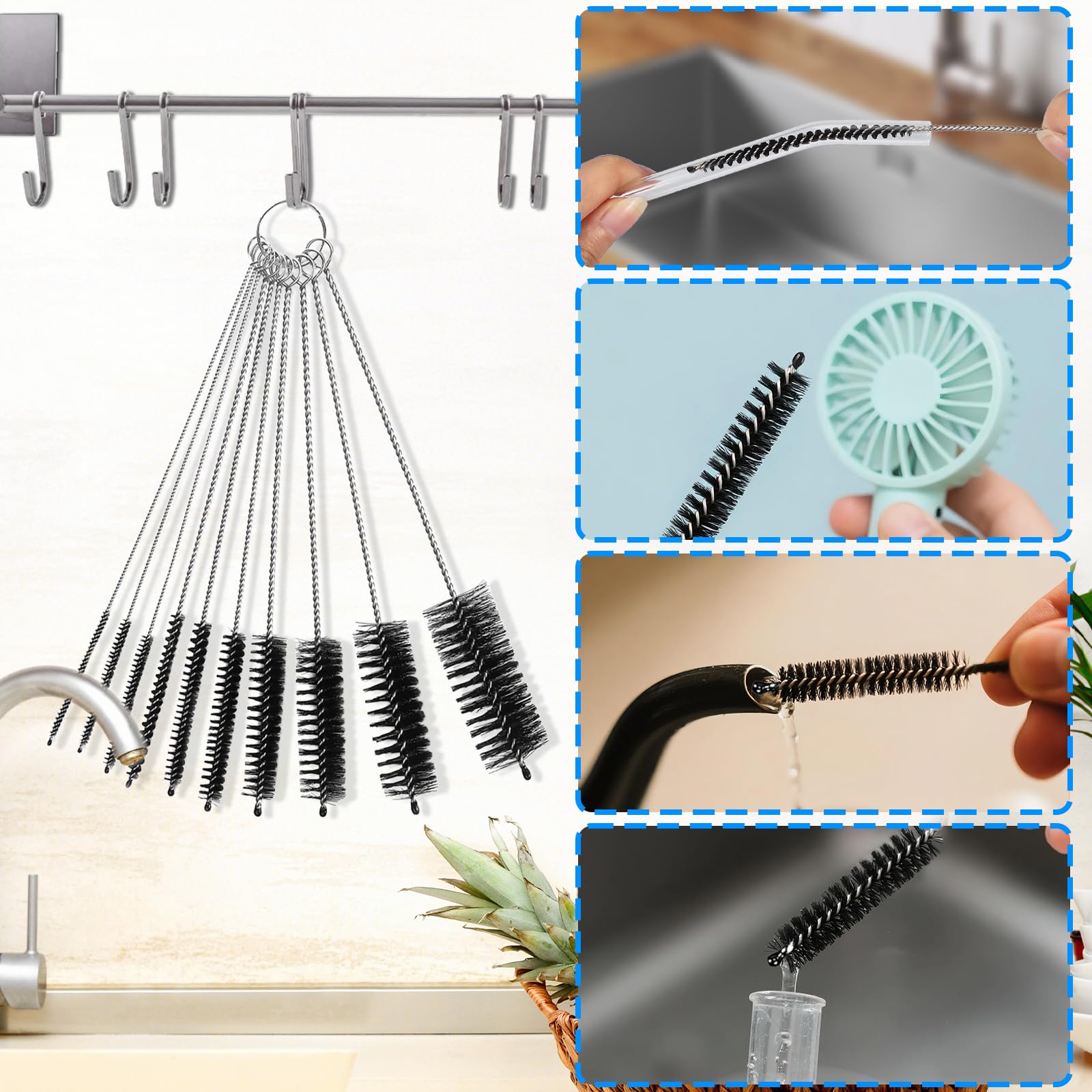 11 Pcs Cleaning Brushes Set (11 Count)