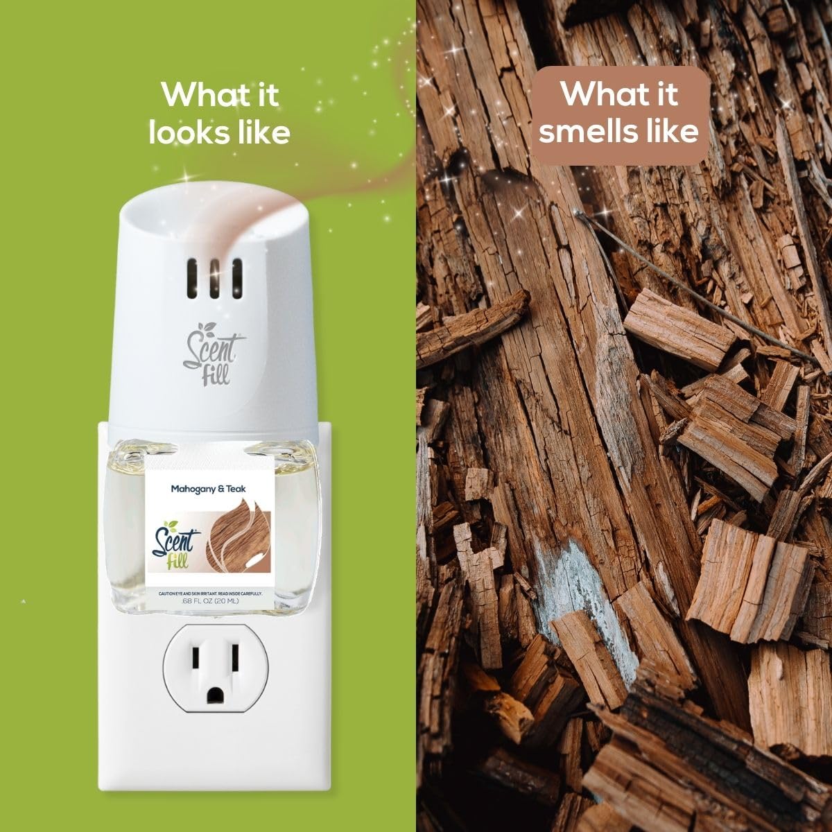Mahogany & Teak Plug in Air Freshener (2.72 Fl Oz)