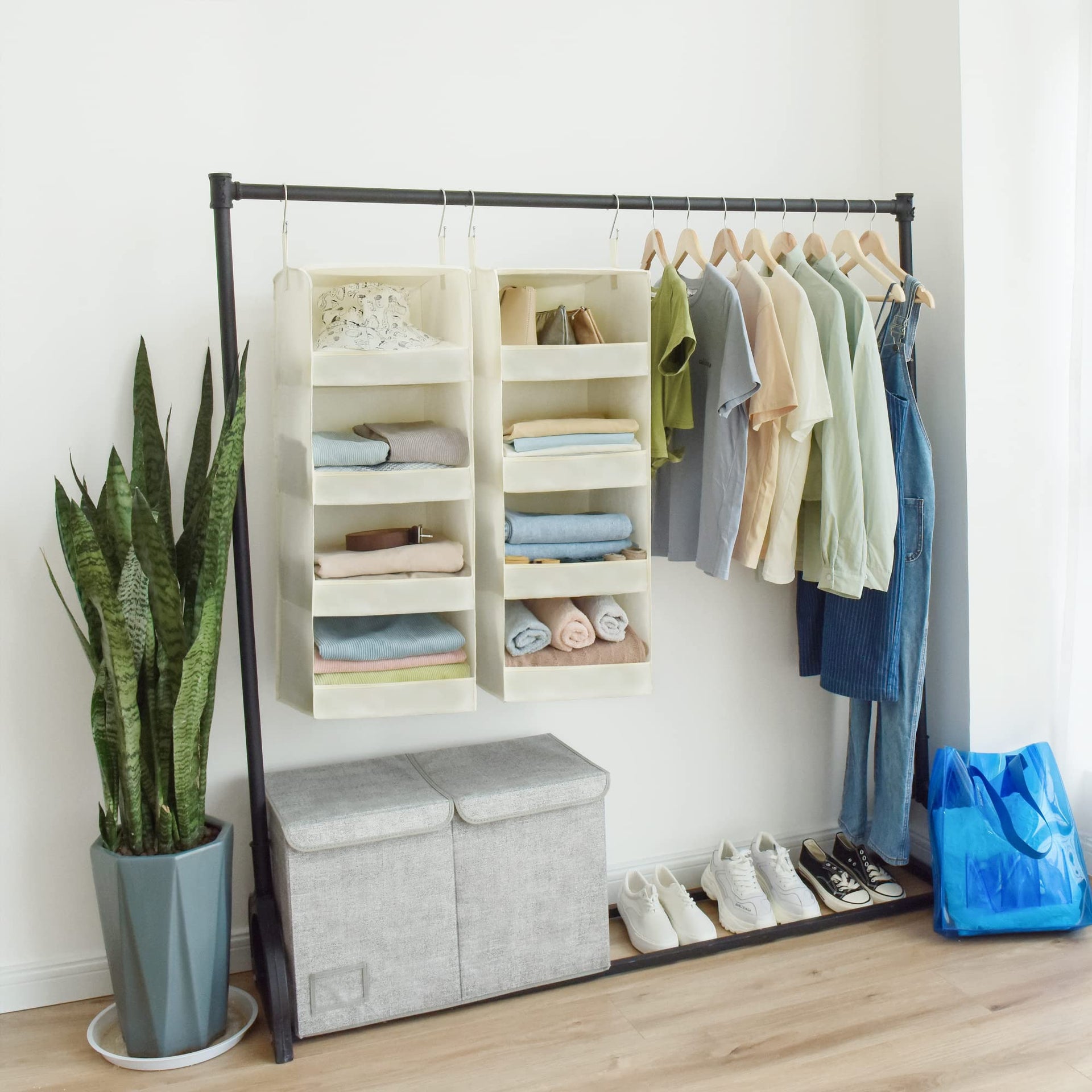 4 Shelf Hanging Closet Organizer (2 Count)