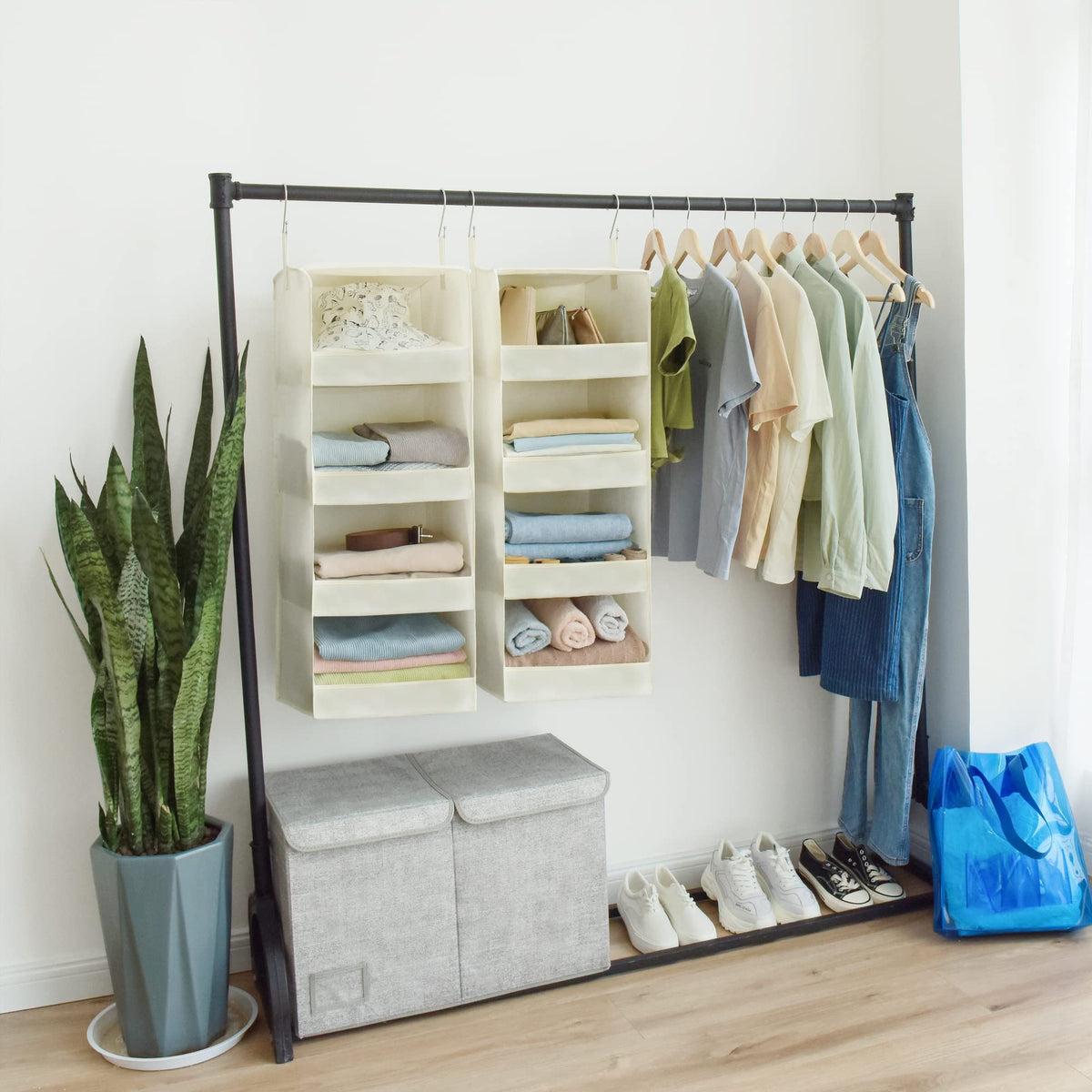 4 Shelf Hanging Closet Organizer (2 Count)